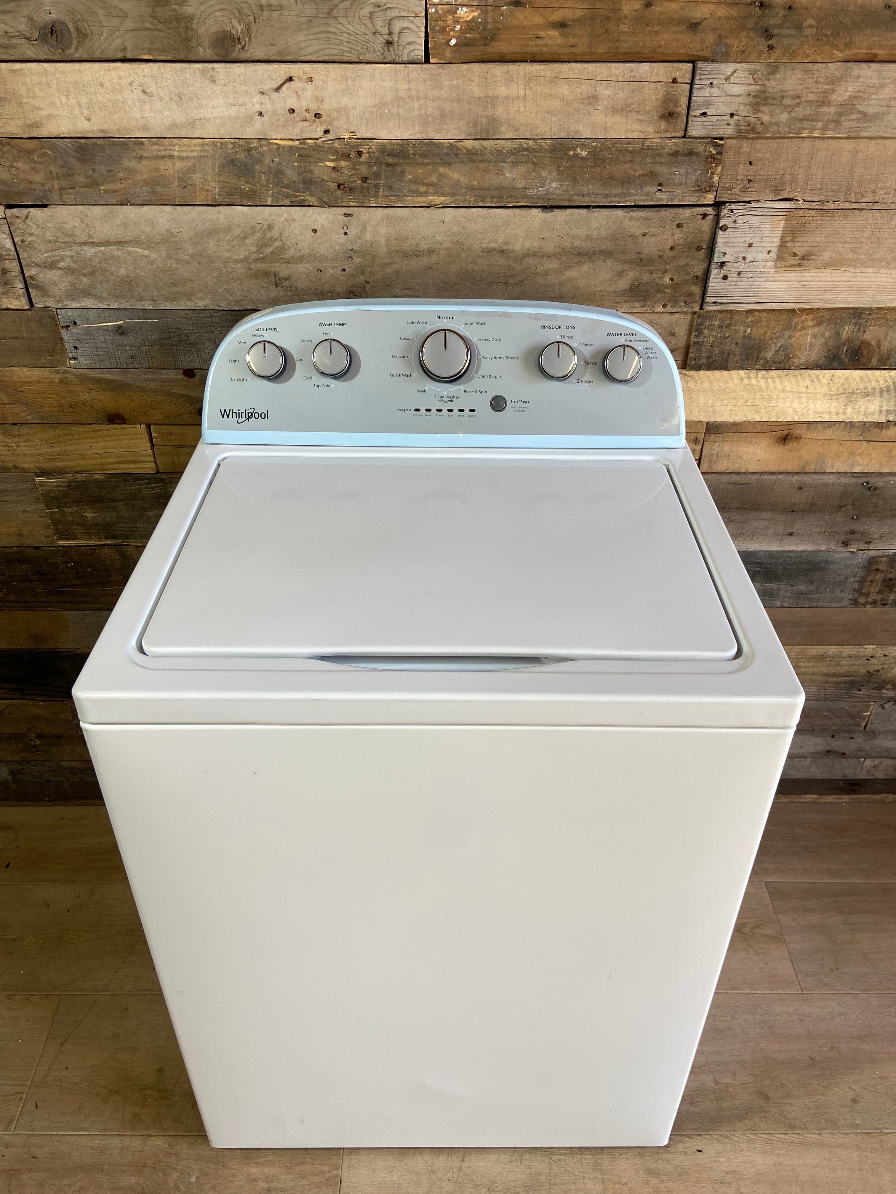 Whirlpool Grey Face Top Load Washer