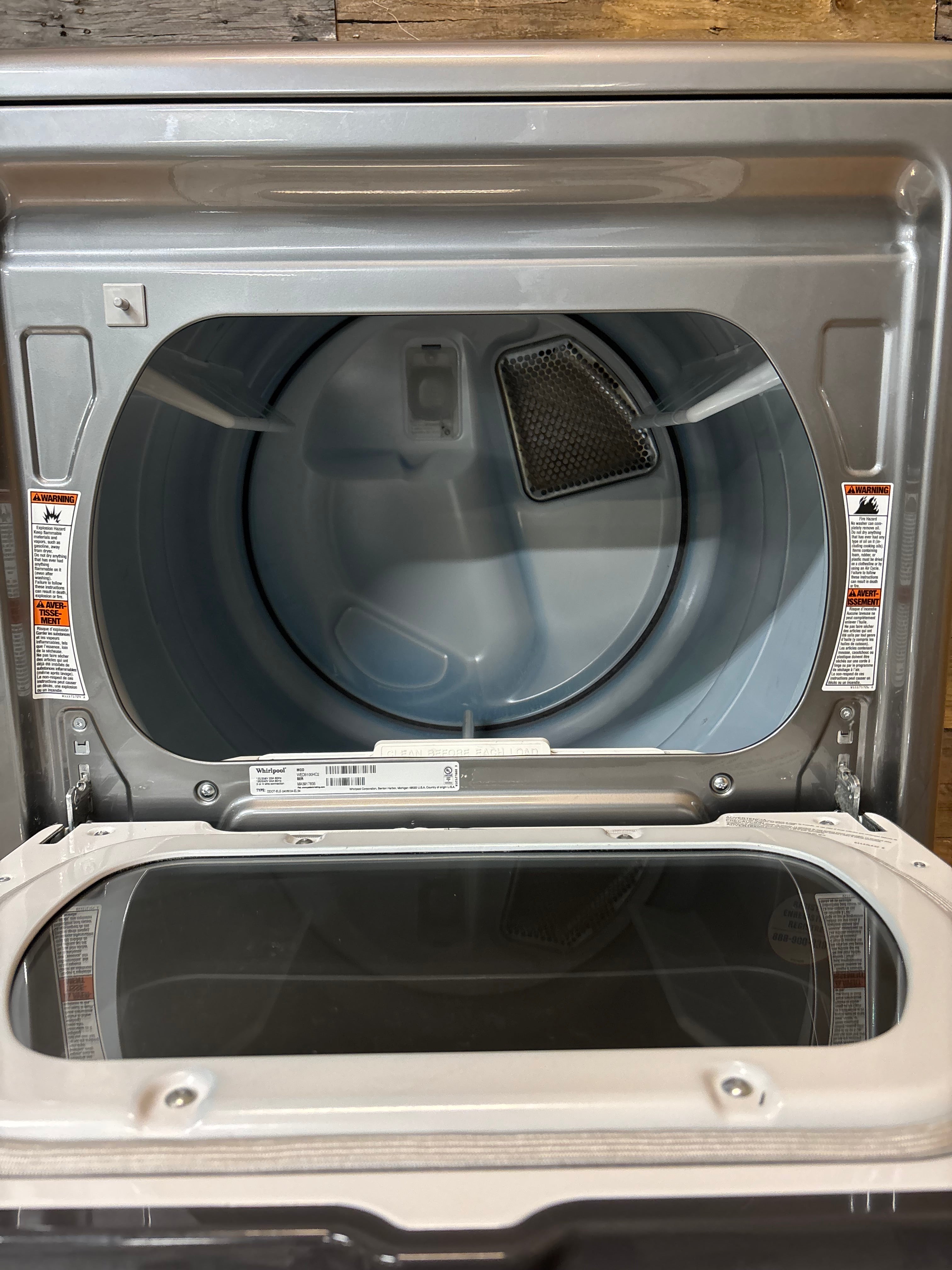 Whirlpool Grey Glass Top Set