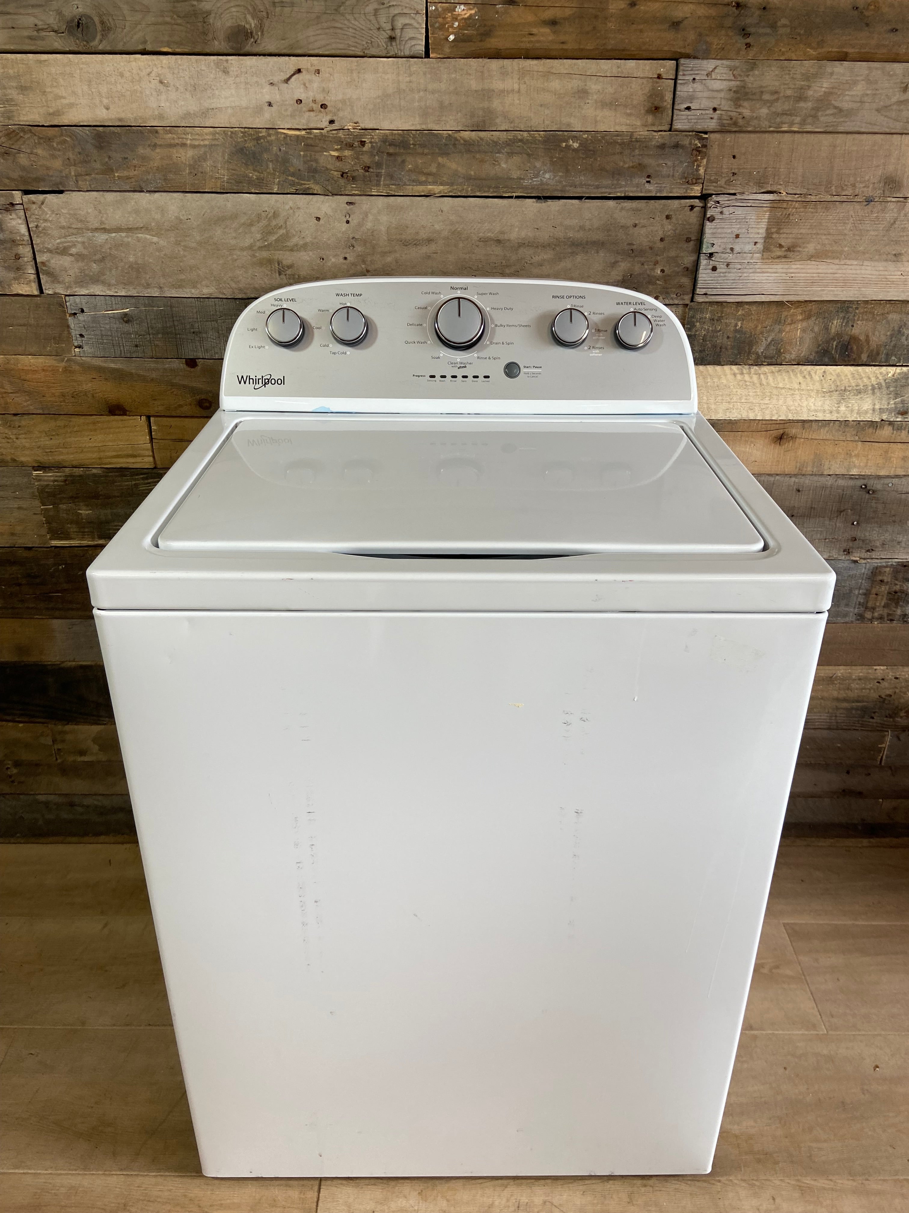 Whirlpool Grey Face Top Load Washer