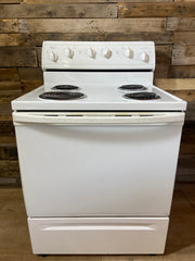 Whirlpool White Coil Top Range