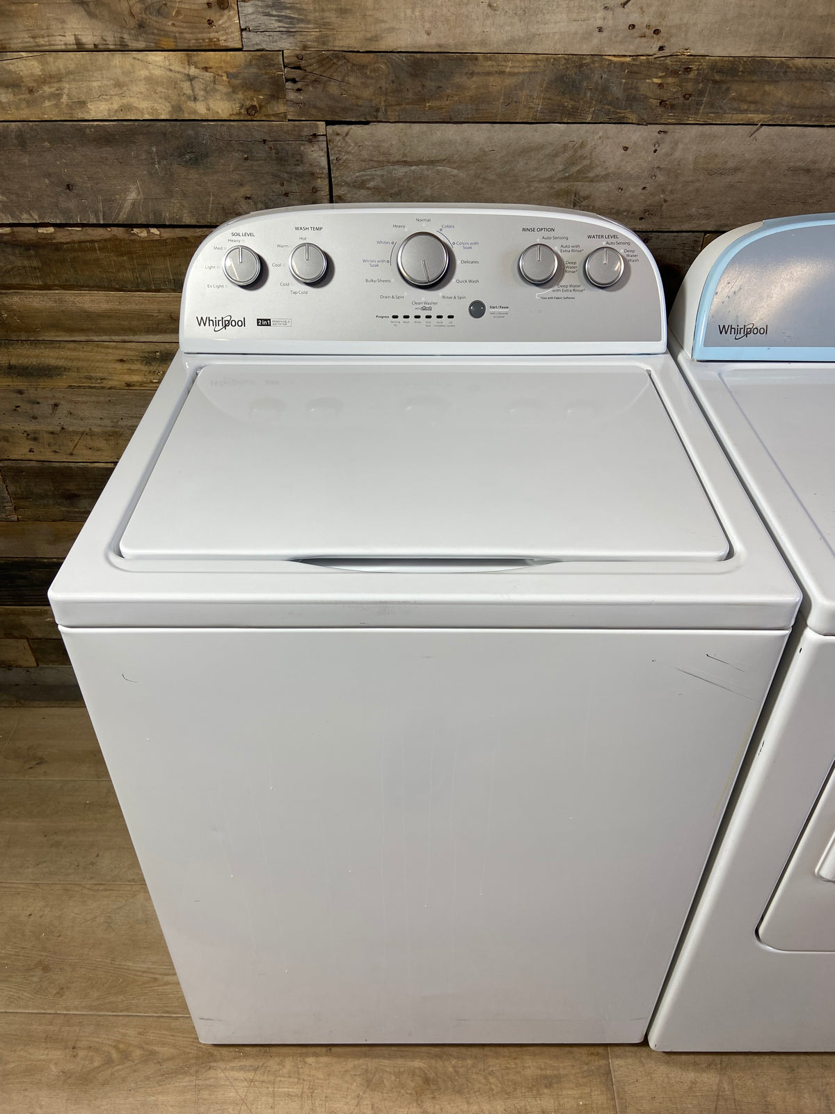 Whirlpool 2in1 Removable Agitator Washer & Dryer Set