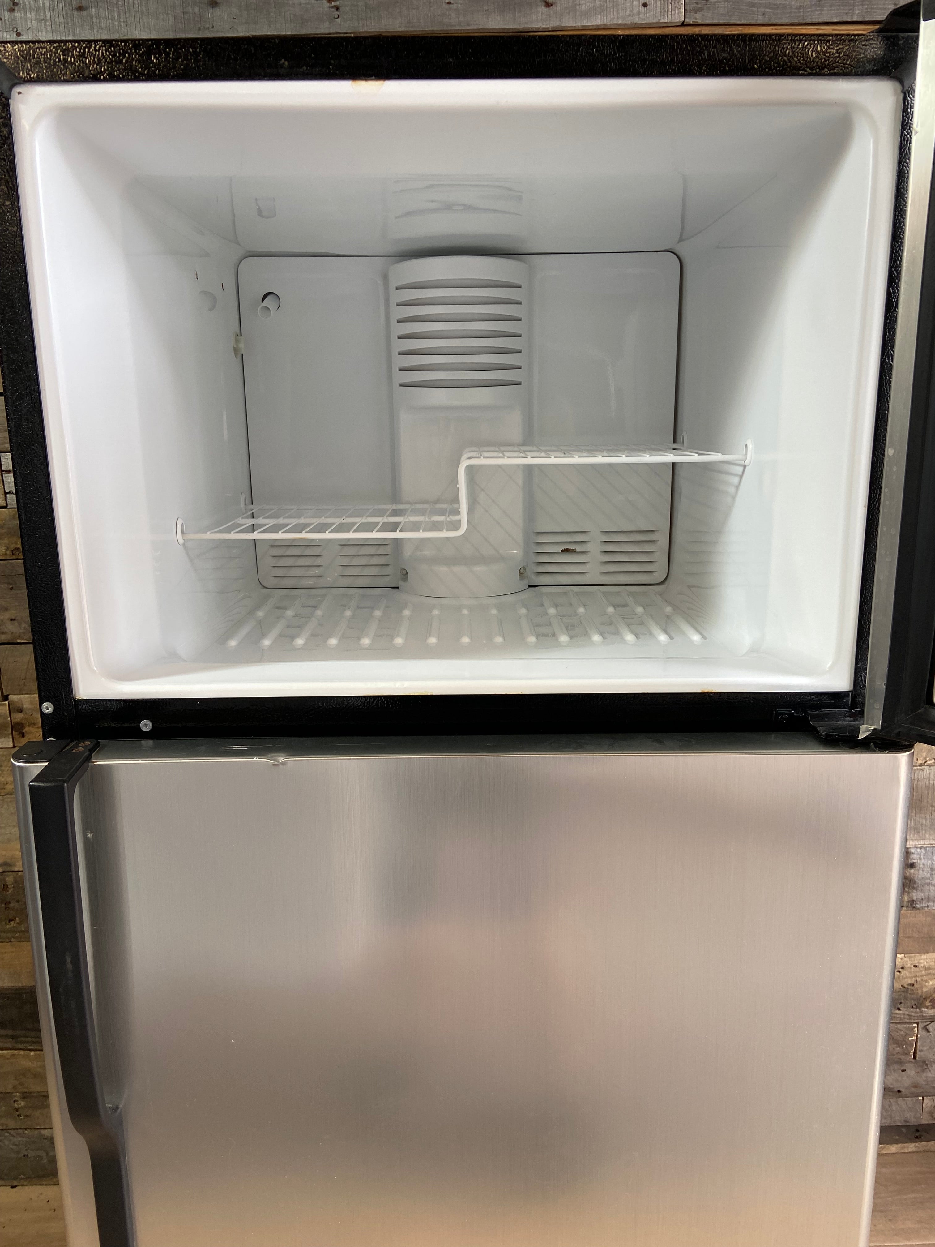 GE Stainless Top Bottom Refrigerator