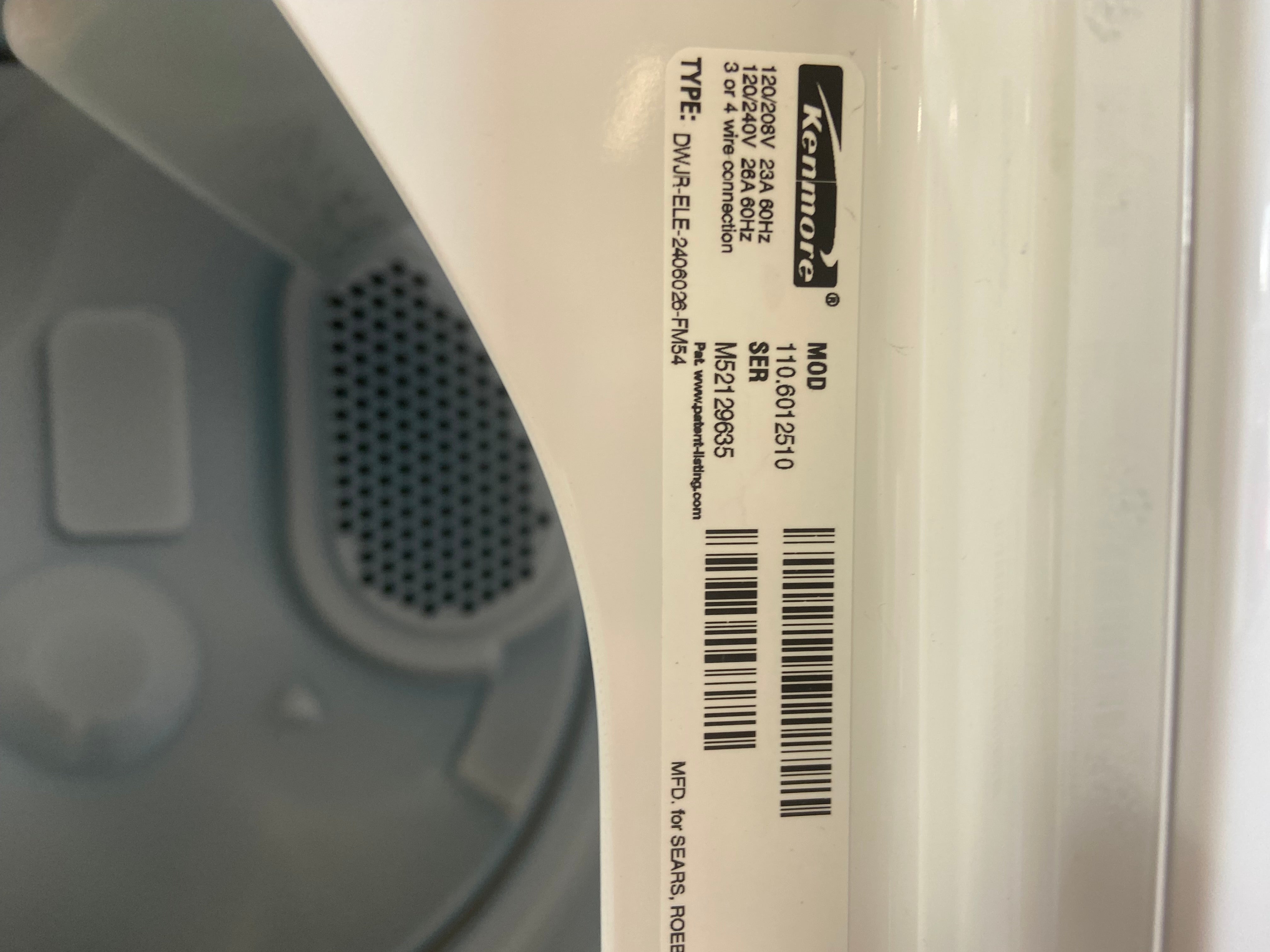 Admiral/Kenmore Top Load Washer & Dryer Set