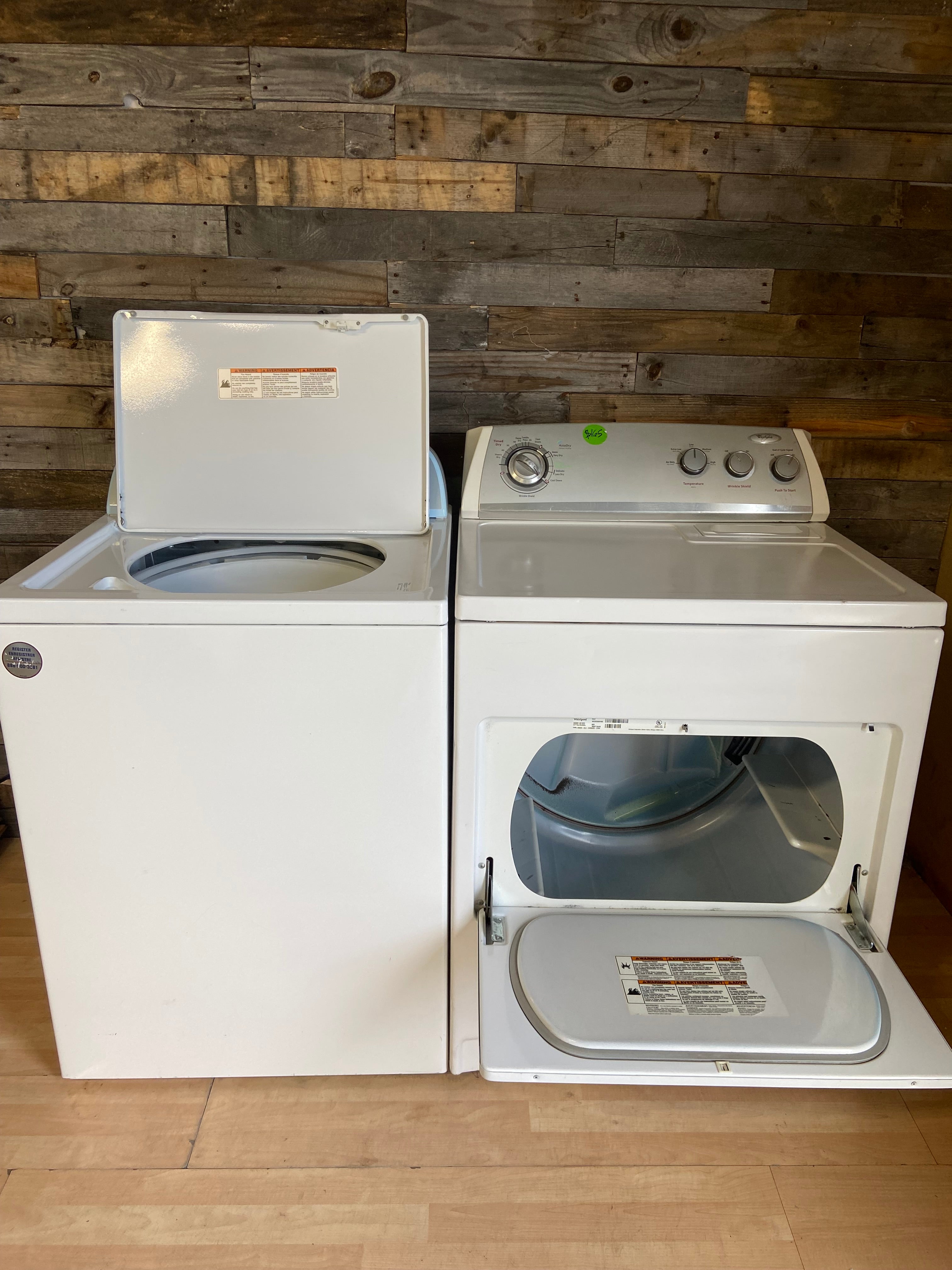 Whirlpool Top Load Set