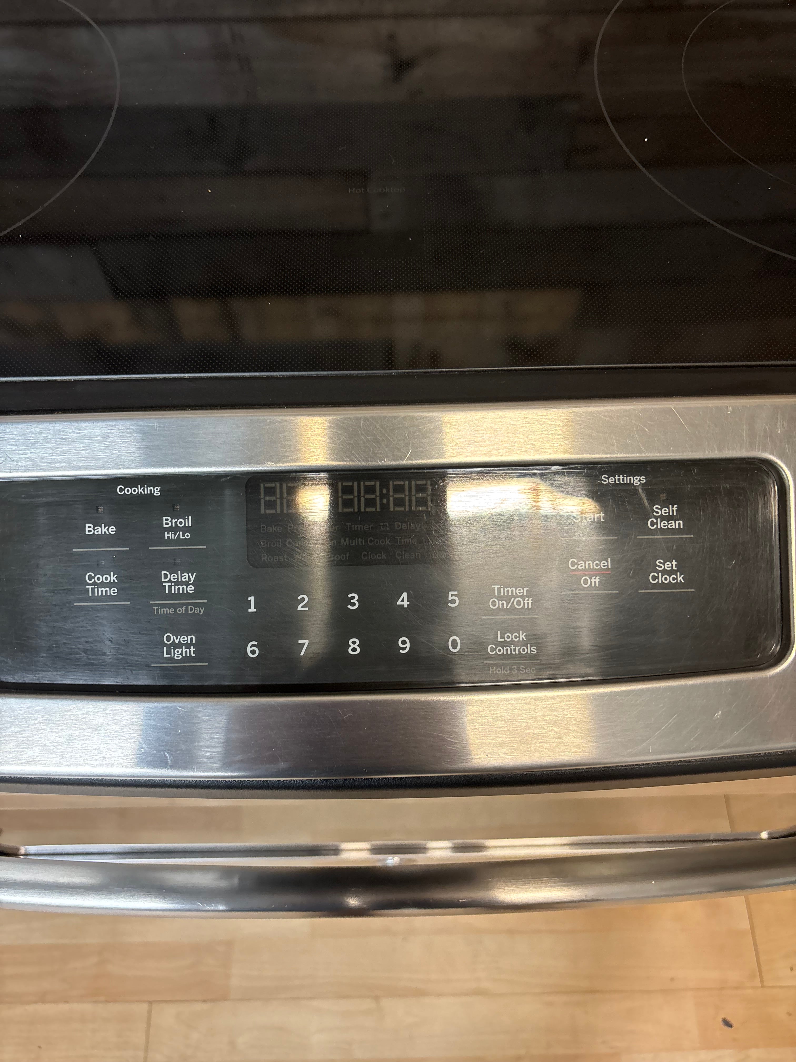 Stainless GE Slide In Range