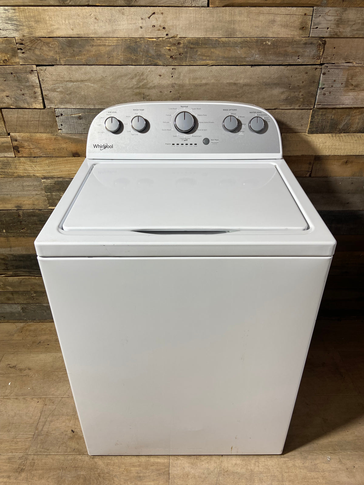 Whirlpool Top Load Grey Panel Washer