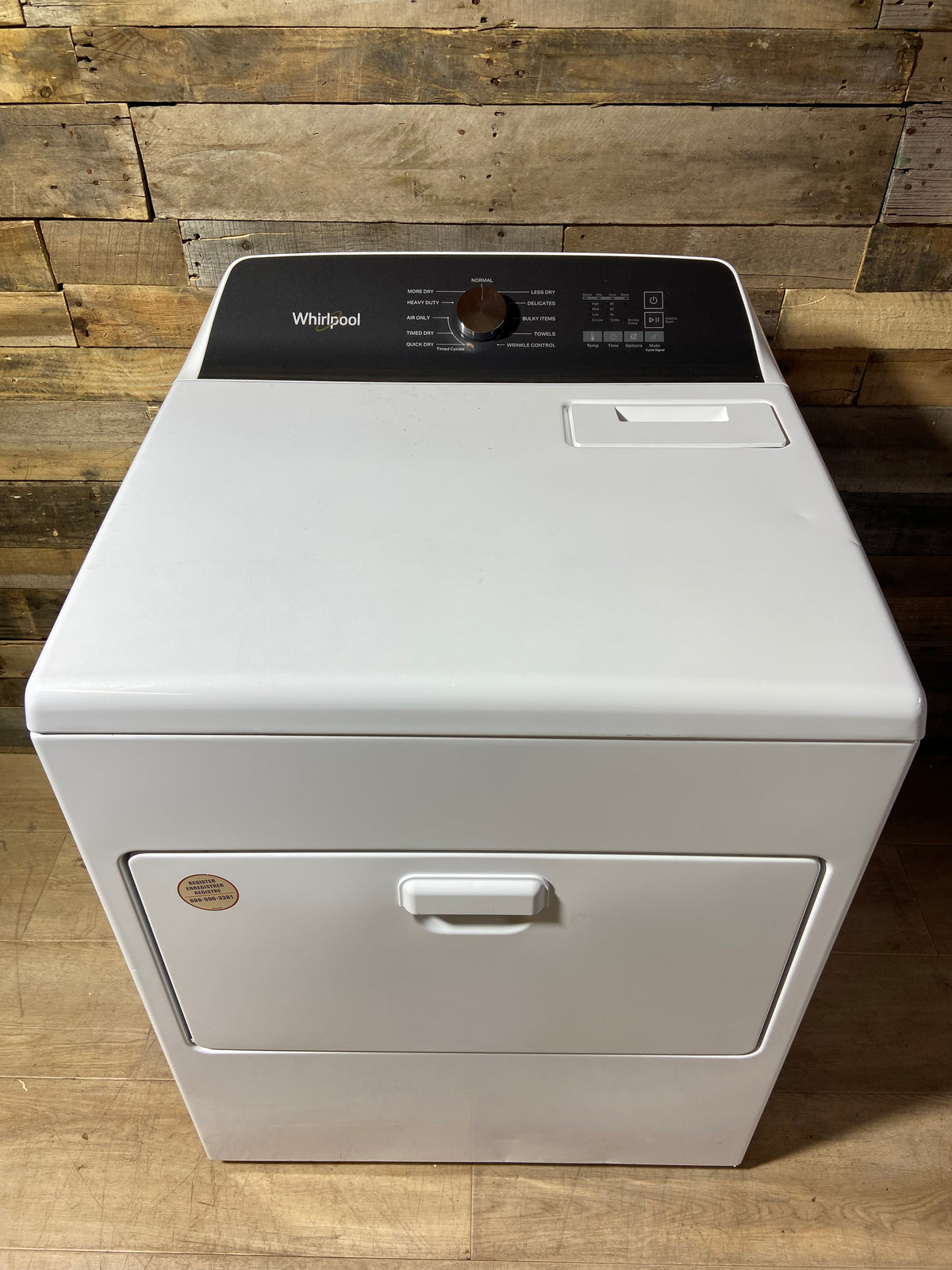 Whirlpool Black Panel Digital Dryer