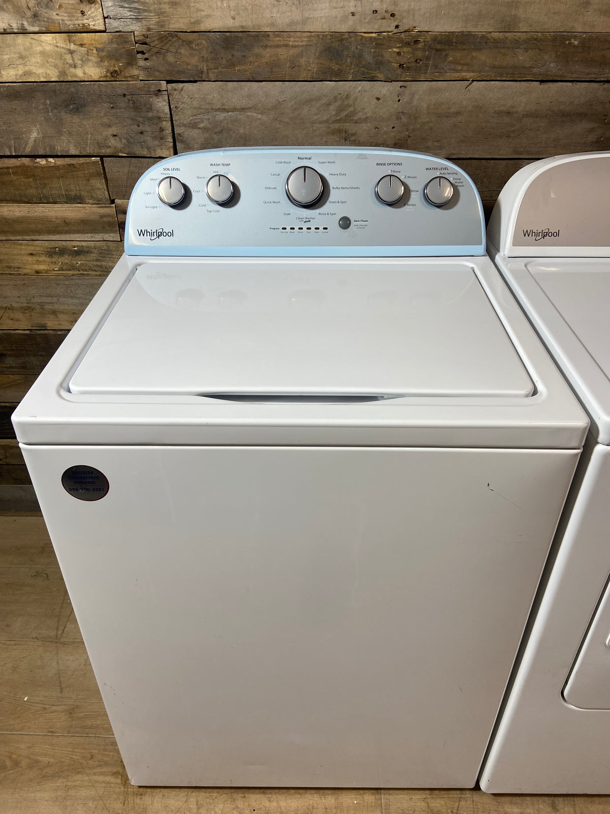 Whirlpool Grey Panel Washer & Dryer Set
