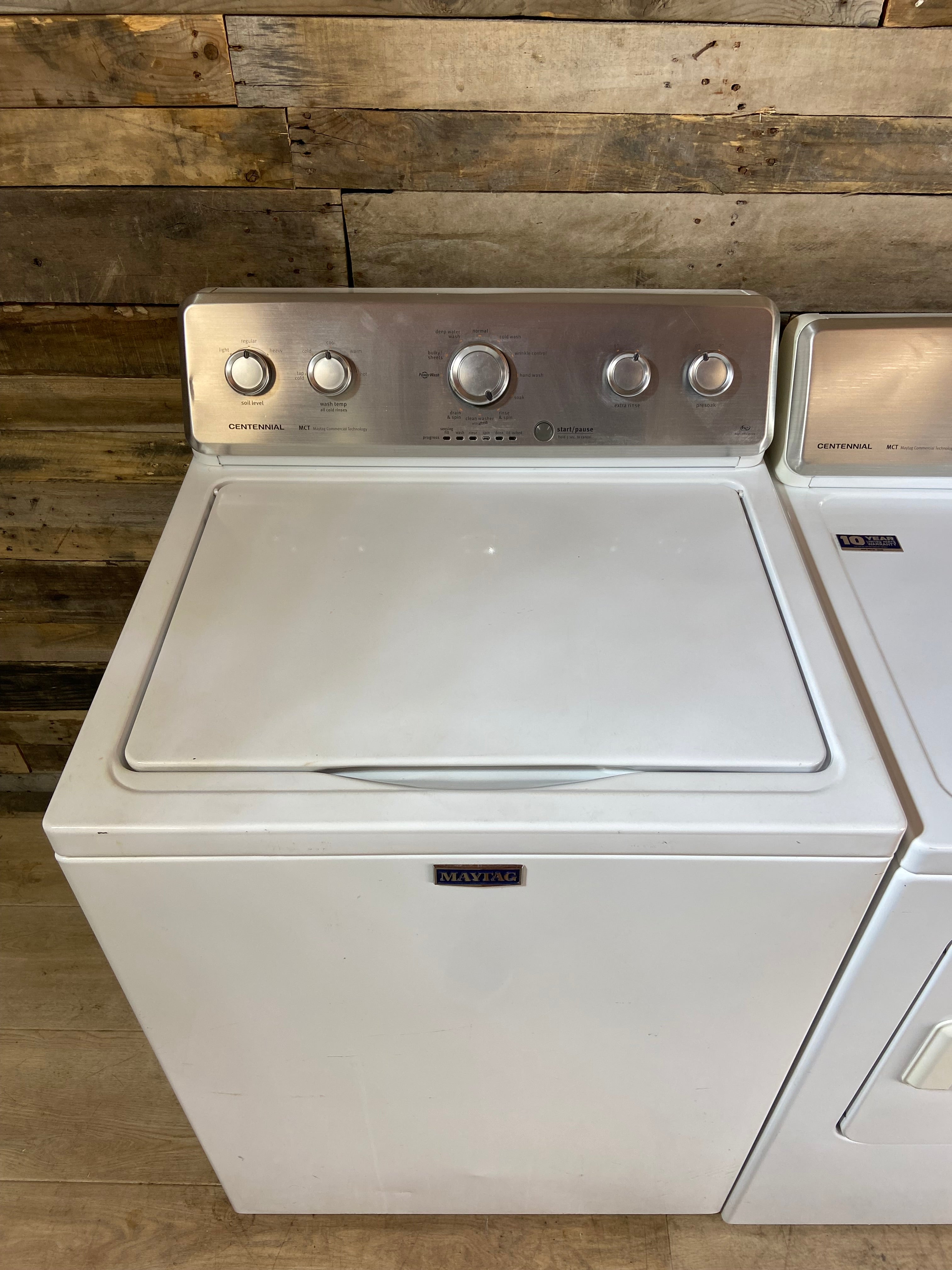 Maytag Centennial Top Load Large Capacity Washer & Dryer Set