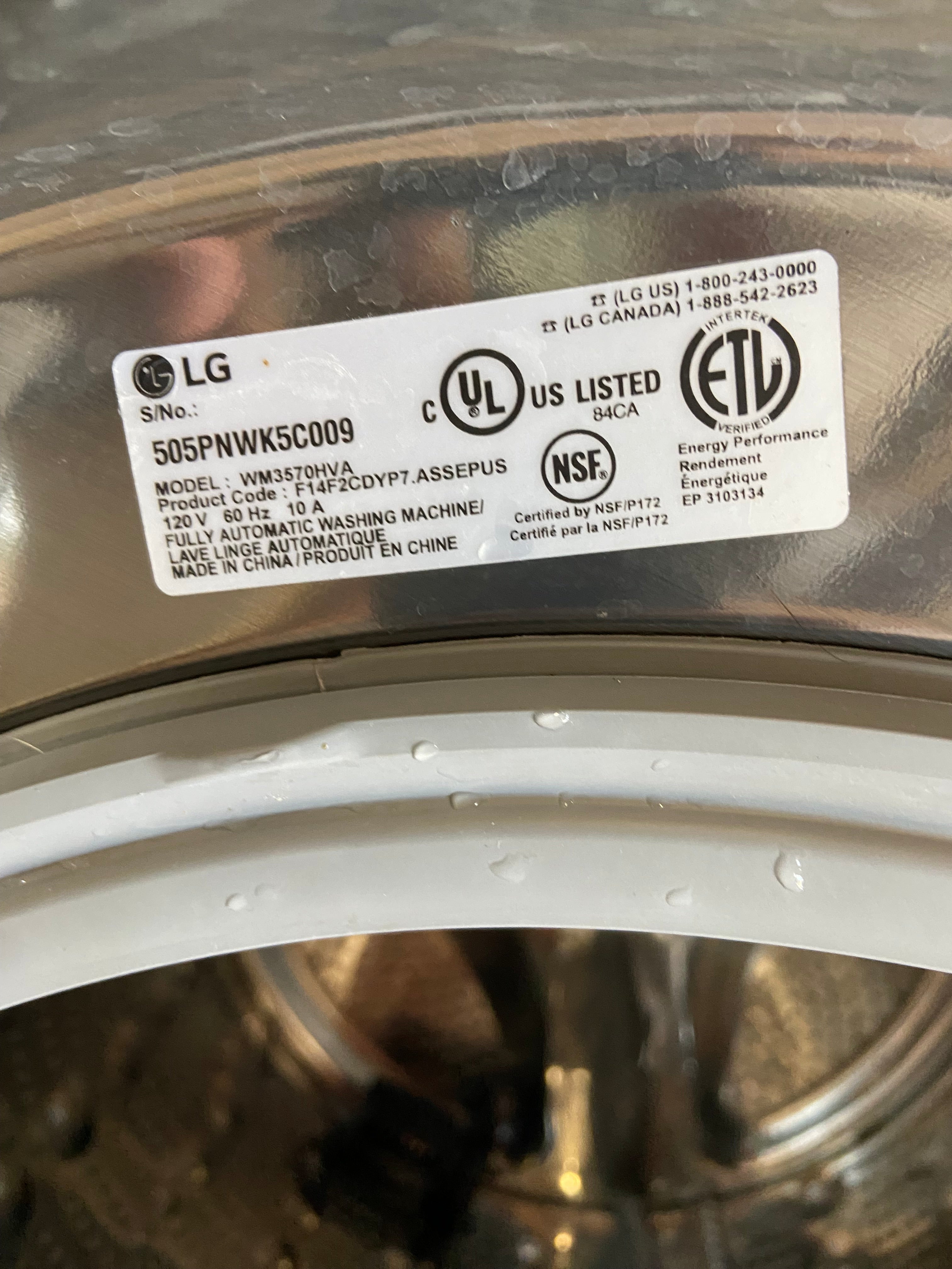 LG Front Load Direct Drive Stainless Washer & Dryer Set
