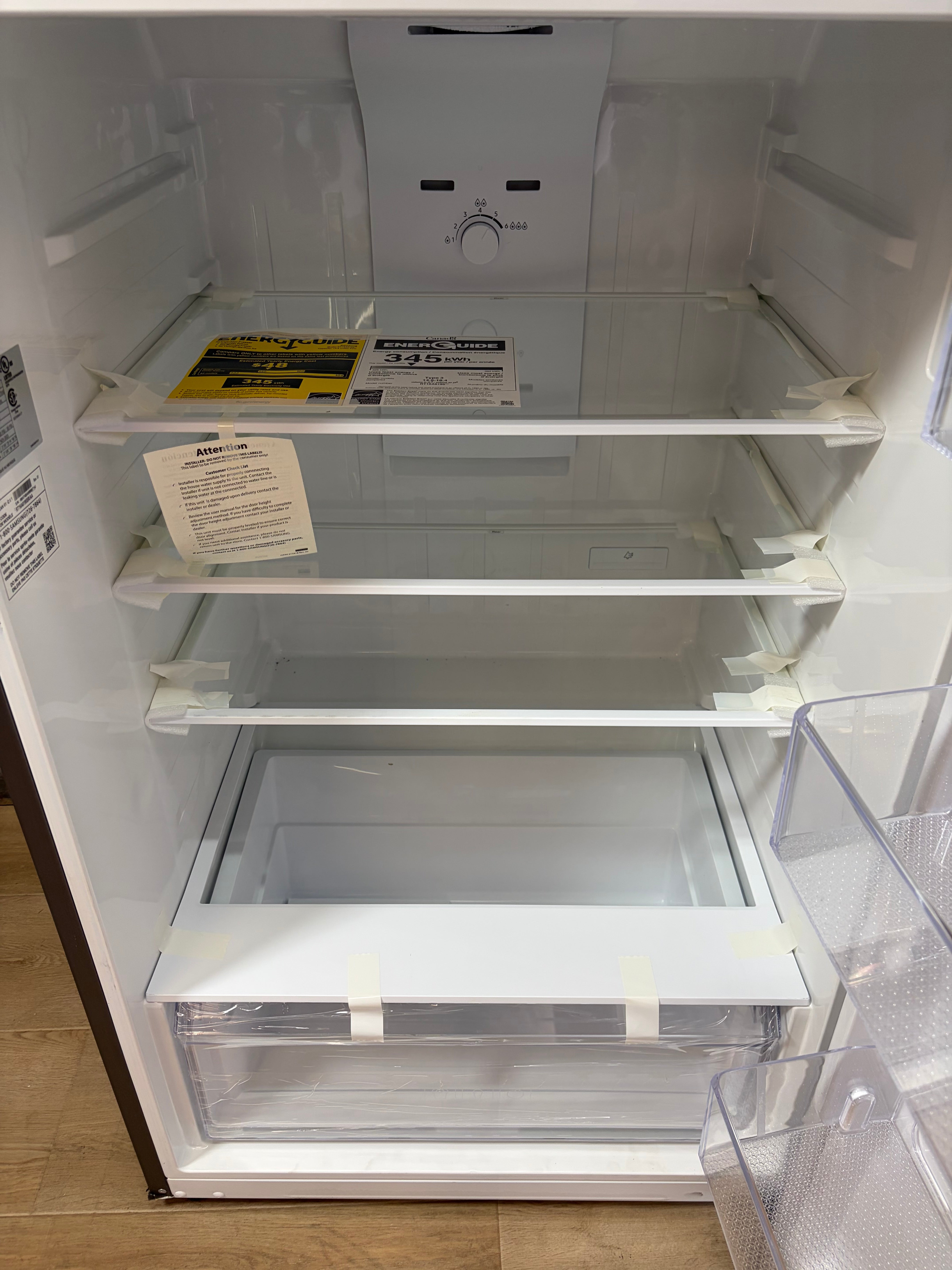Samsung 15.6-Cu. Ft. Top Freezer Refrigerator with All-Around Cooling