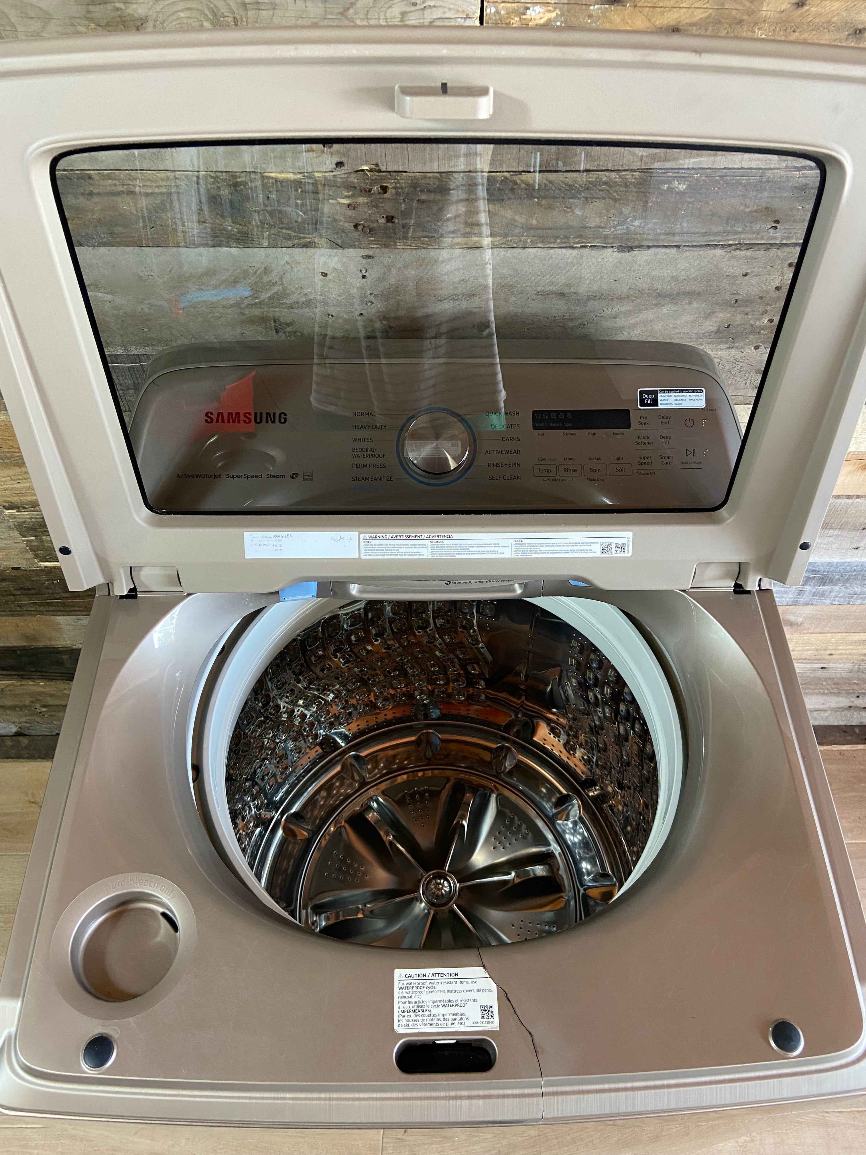 Bronze Samsung Top Load Large Capacity Washer