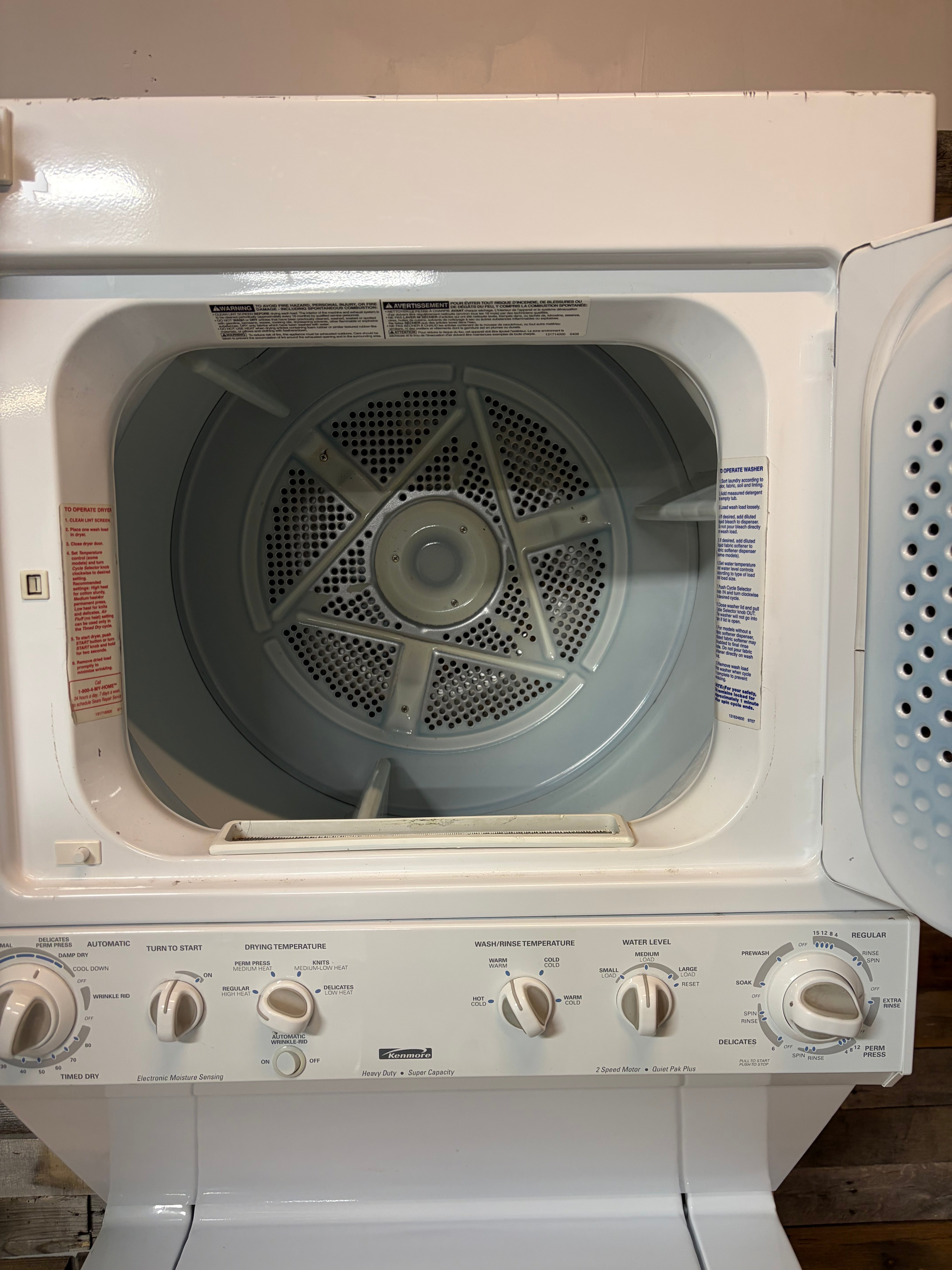 Kenmore 27in Stackable 240v
