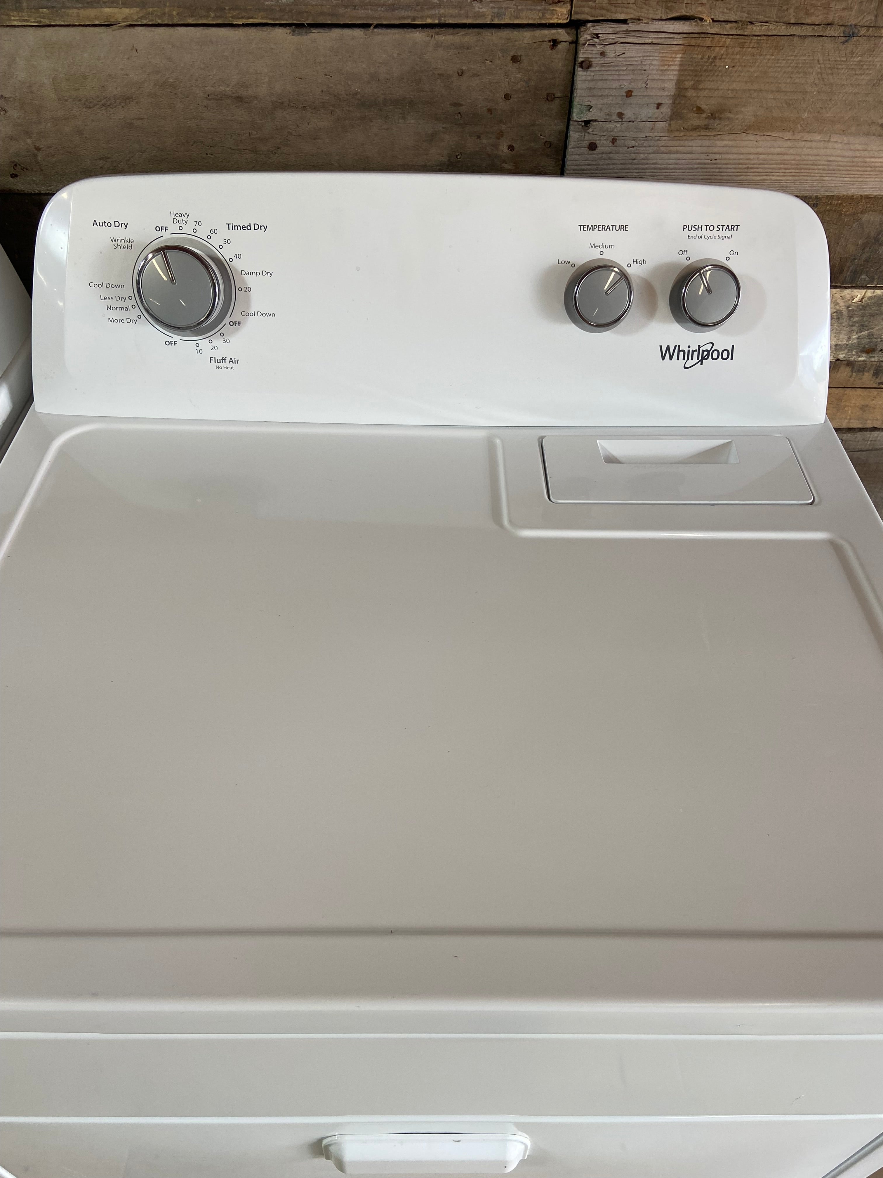 Whirlpool Top Load Stainless Steel Drum Washer Dryer Set