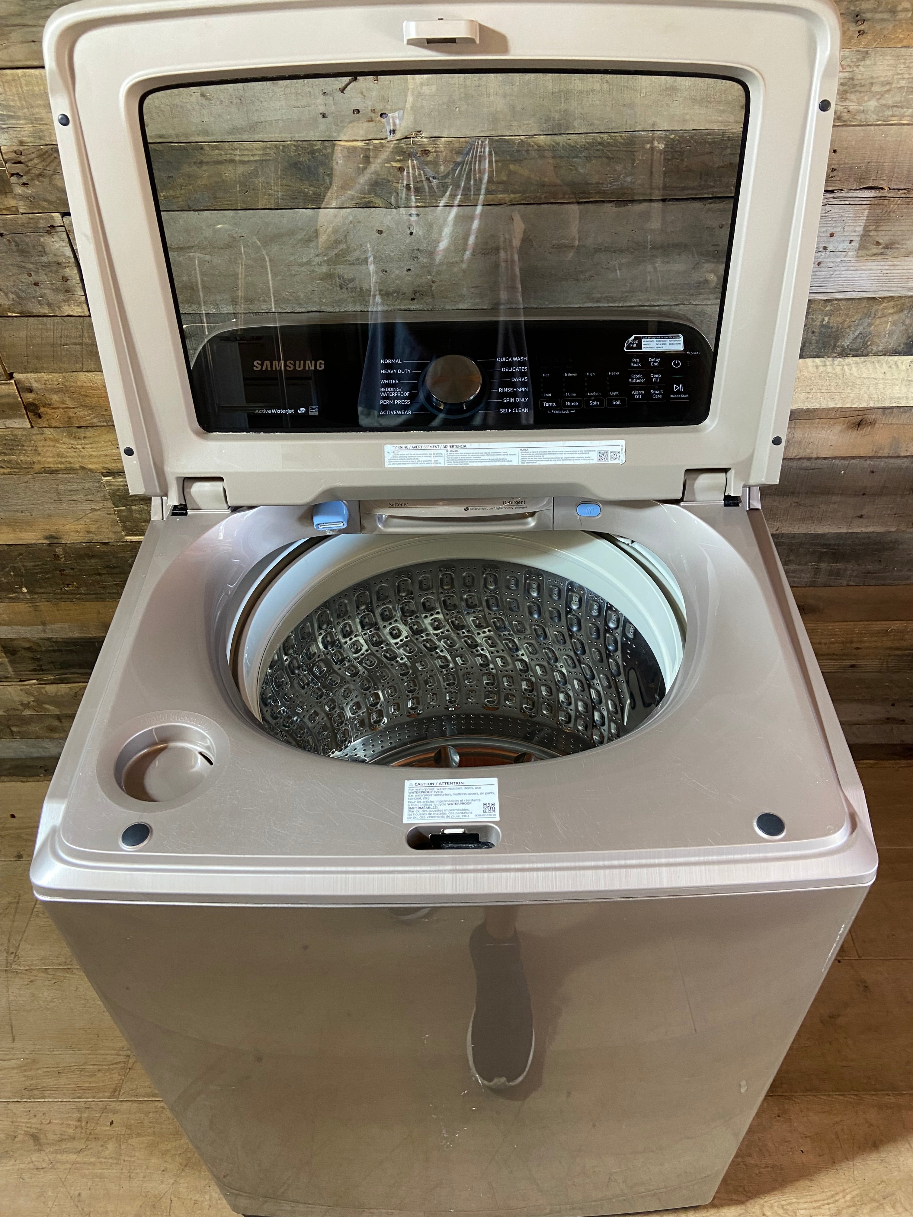 Samsung 5.0 Cu Ft Top Load Washer In Bronze