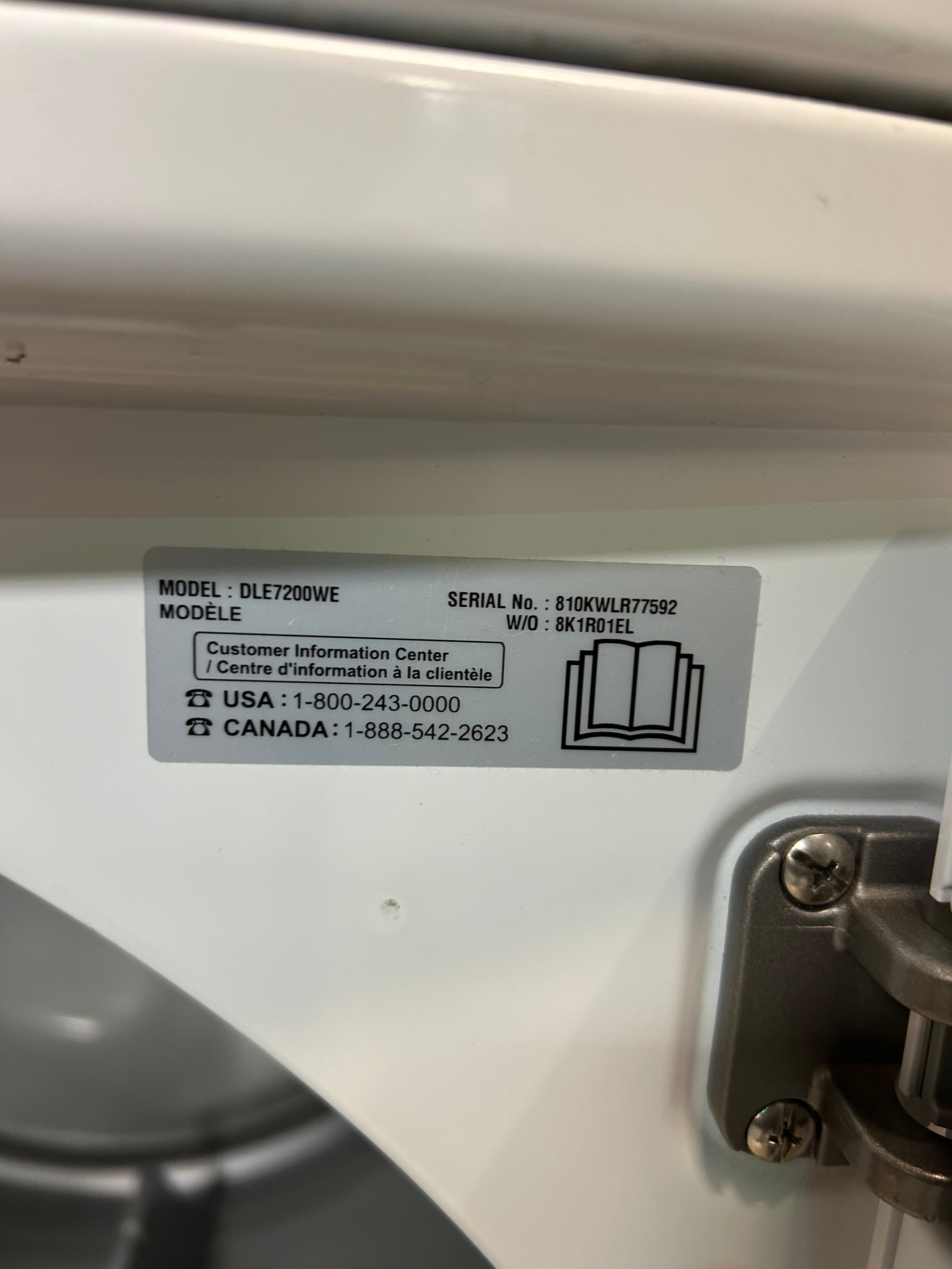 LG Glass Door Direct Drive Top Load Set