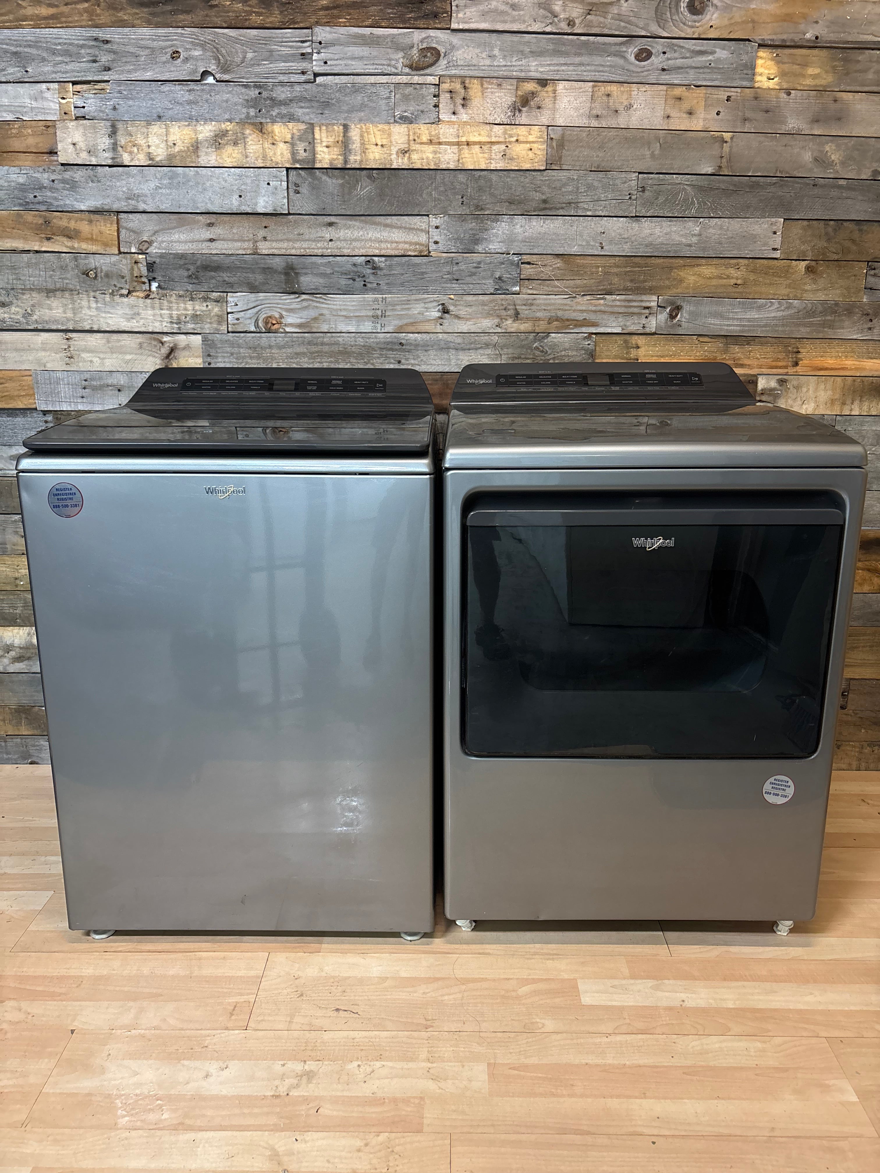 Whirlpool Grey Glass Top Set