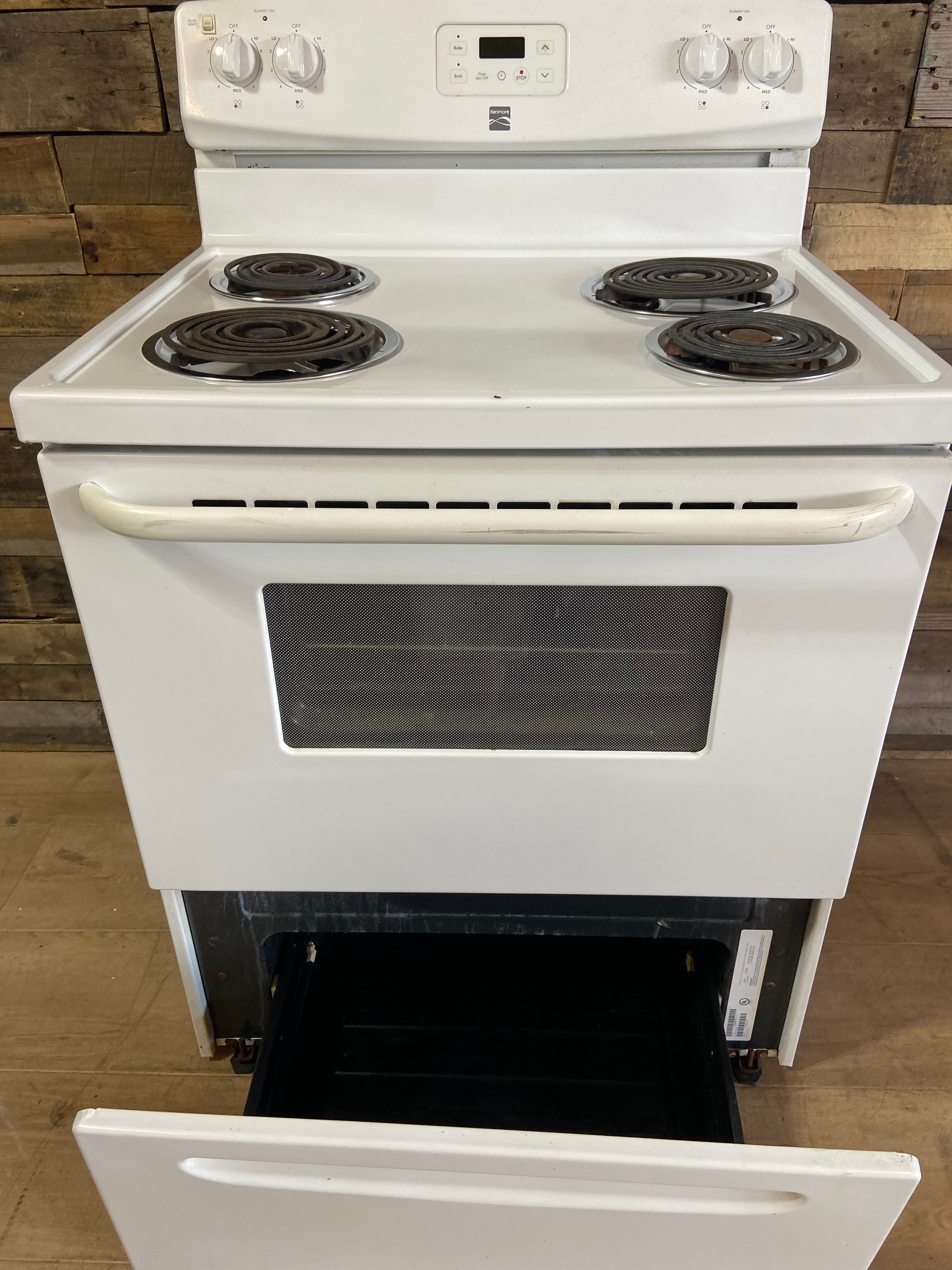 Kenmore 4 Burner Coil Top Range