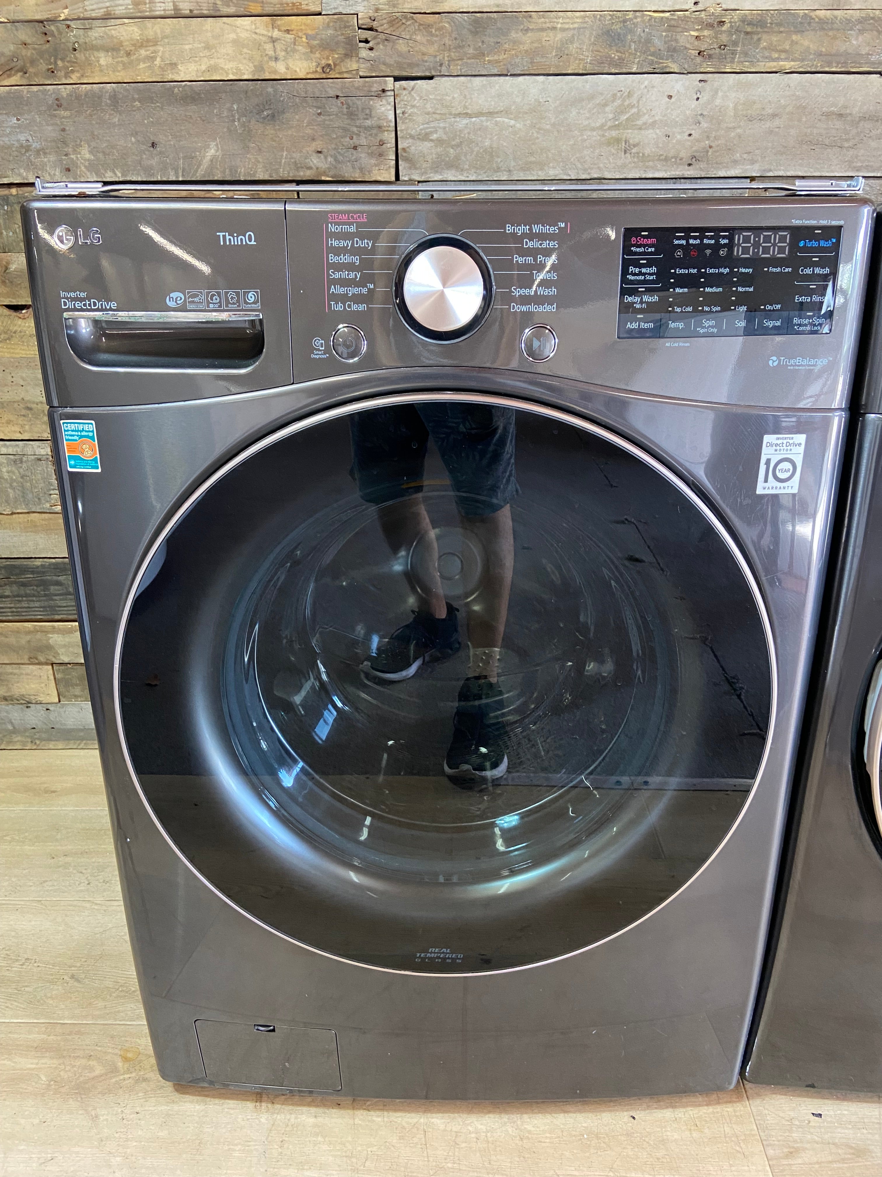 LG Stainless ThinQ Direct Drive Washer & Dryer Set