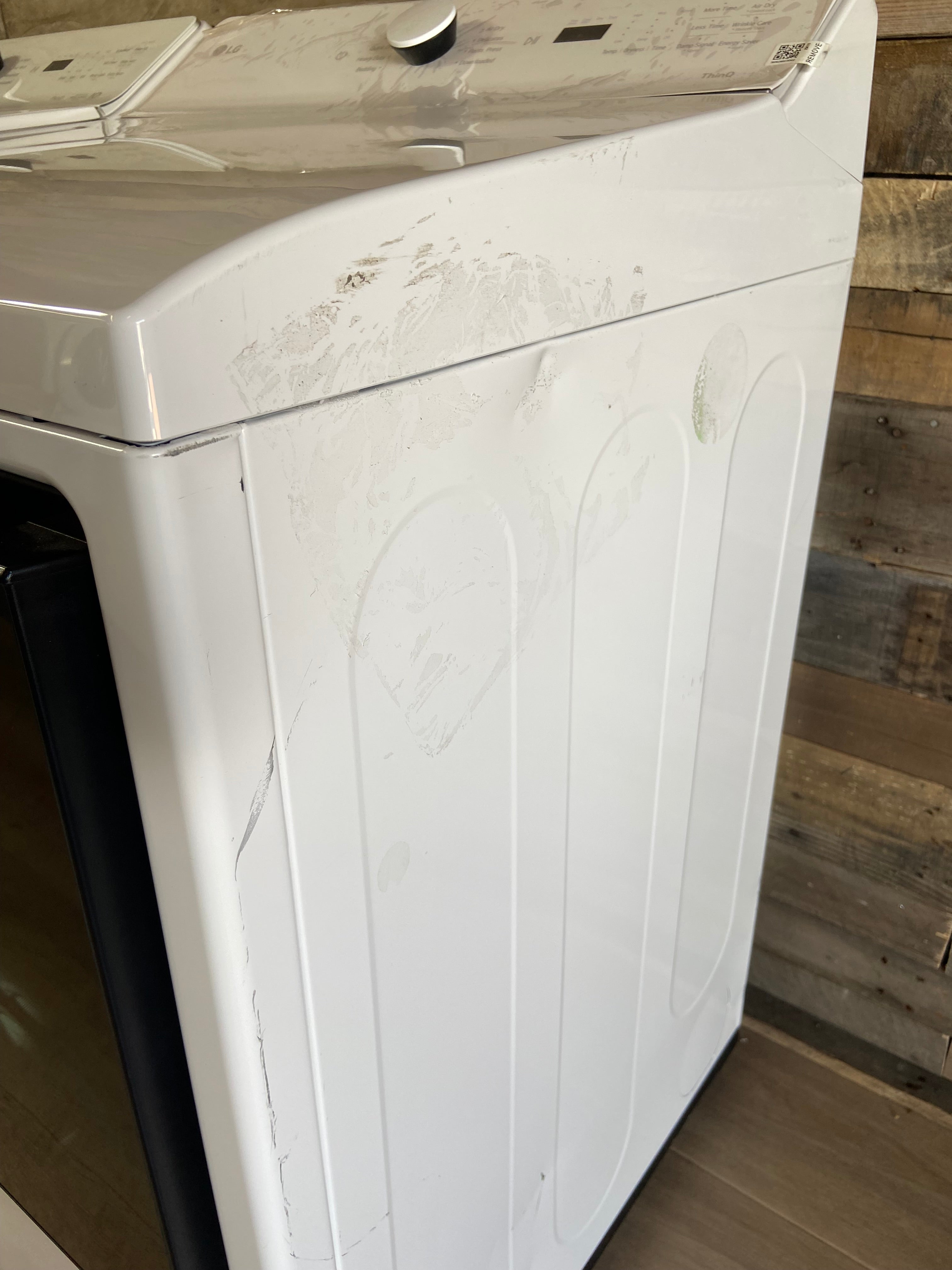 LG THINQ Washer & Electric Dryer Set – White