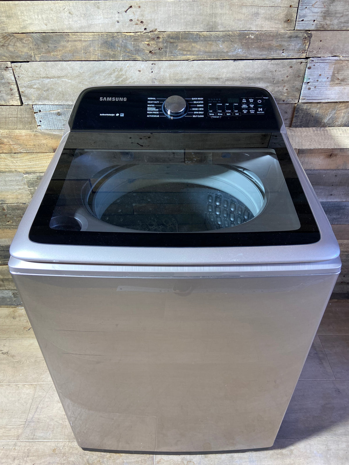 Samsung 5.0 Cu Ft Top Load Washer In Bronze