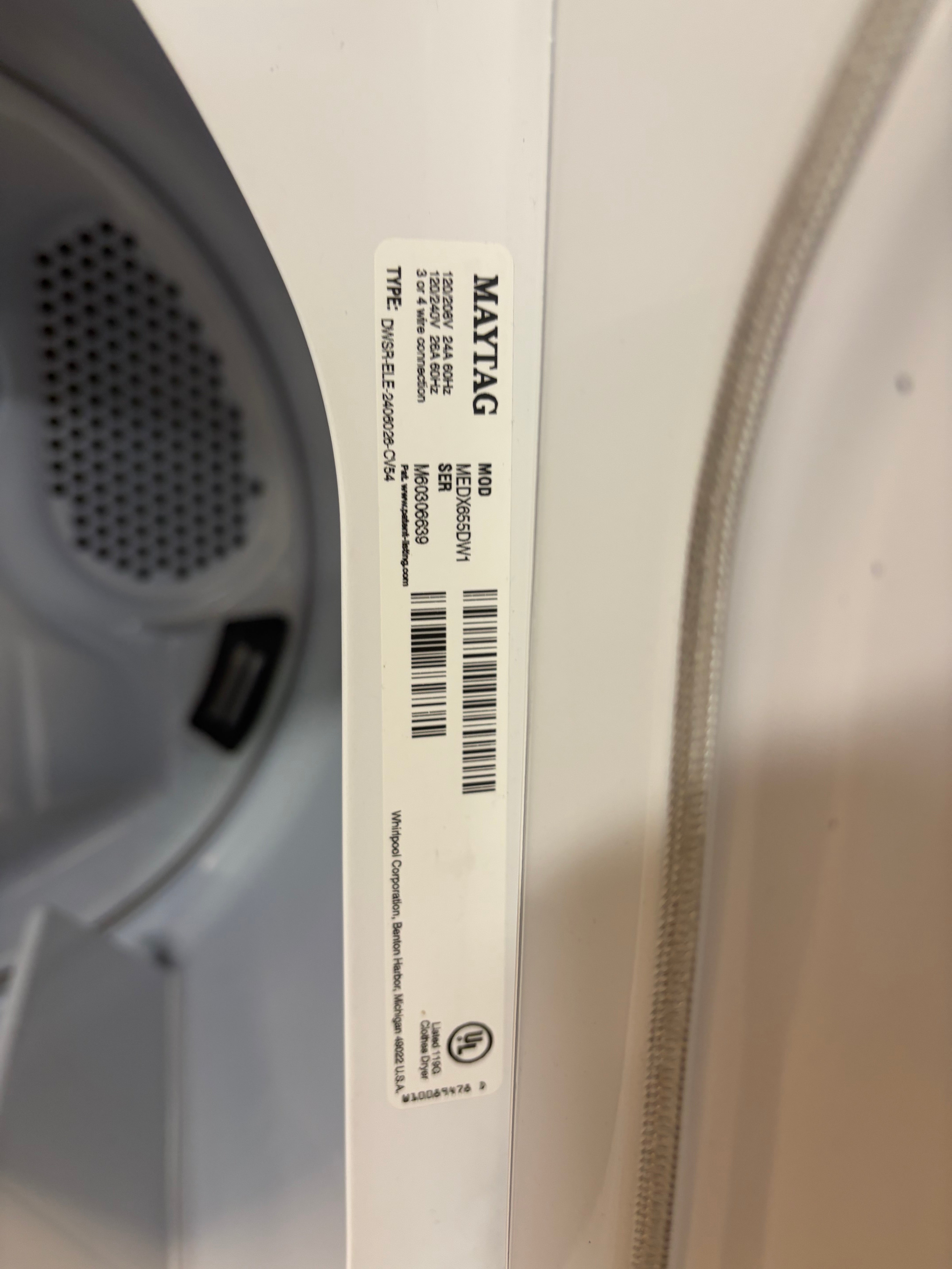 Whirlpool Maytag Top Load Set