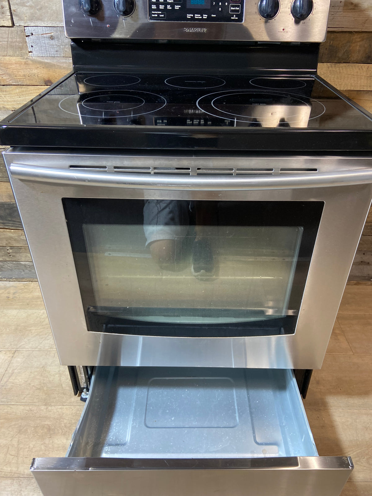 Samsung 5 Burner Stainless Steel Glass Top Range Convection Oven