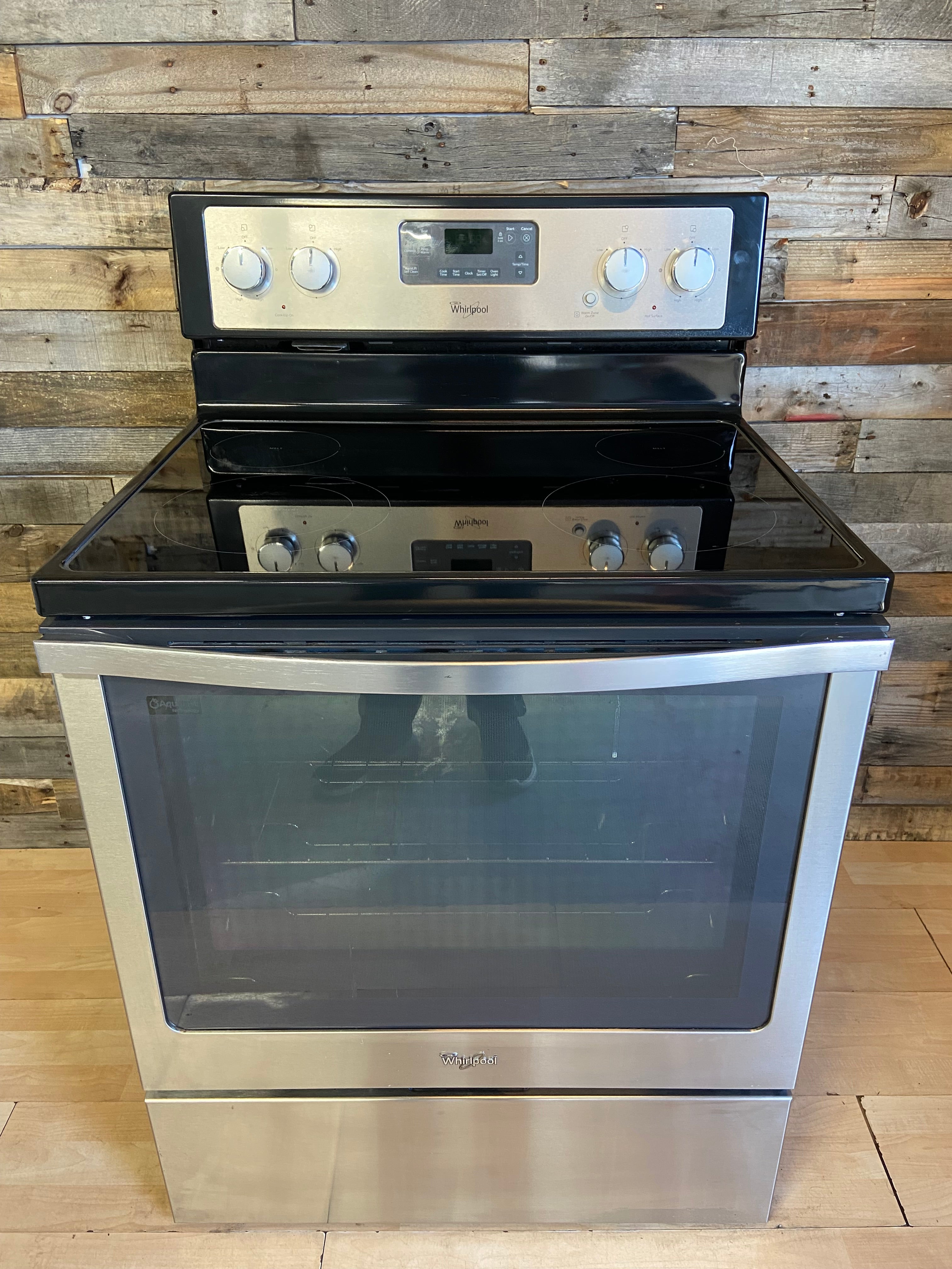 Whirlpool Stainless Glass Top Range