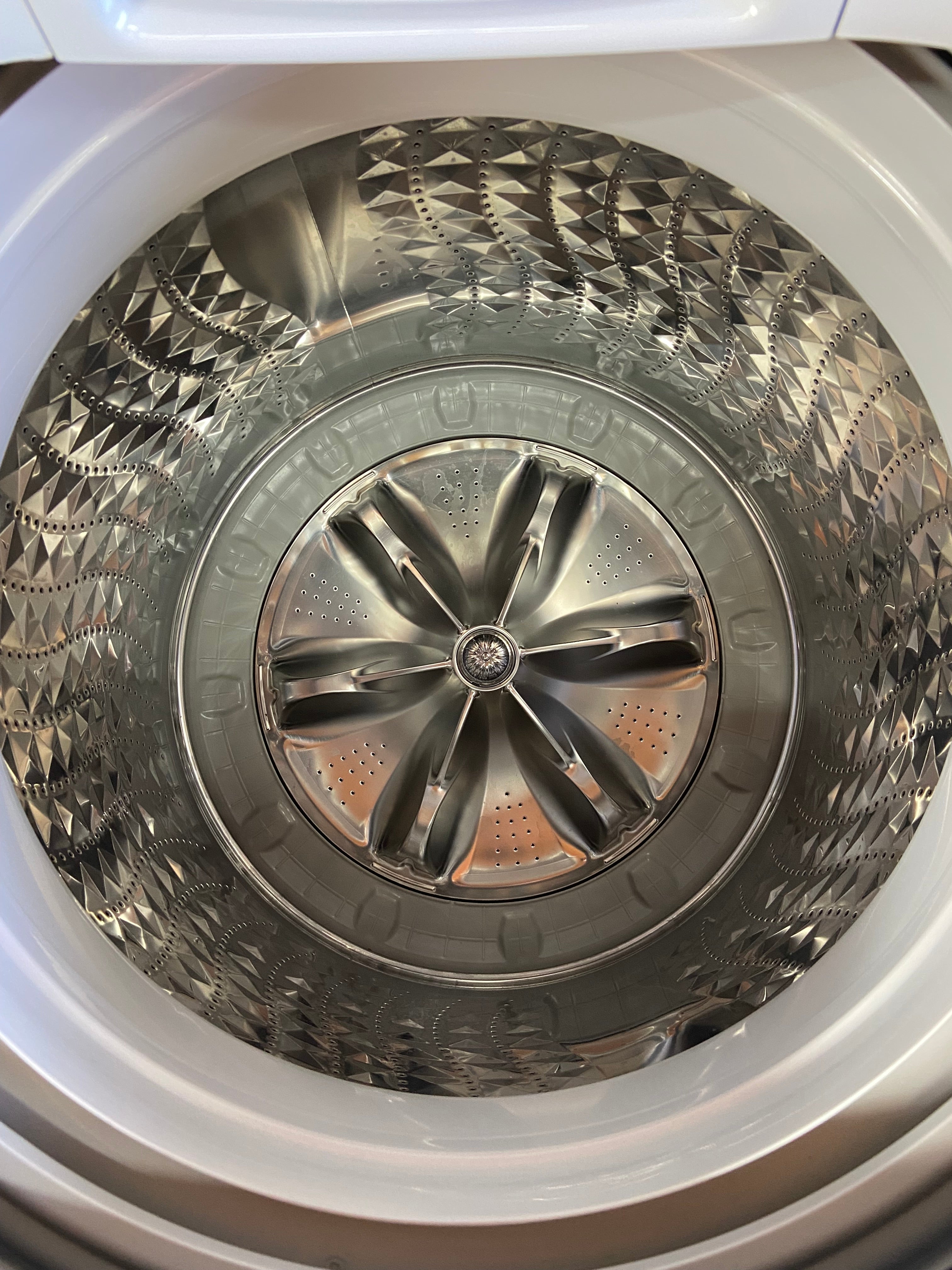 Samsung White Grey Face Active Wash Top Load Washer