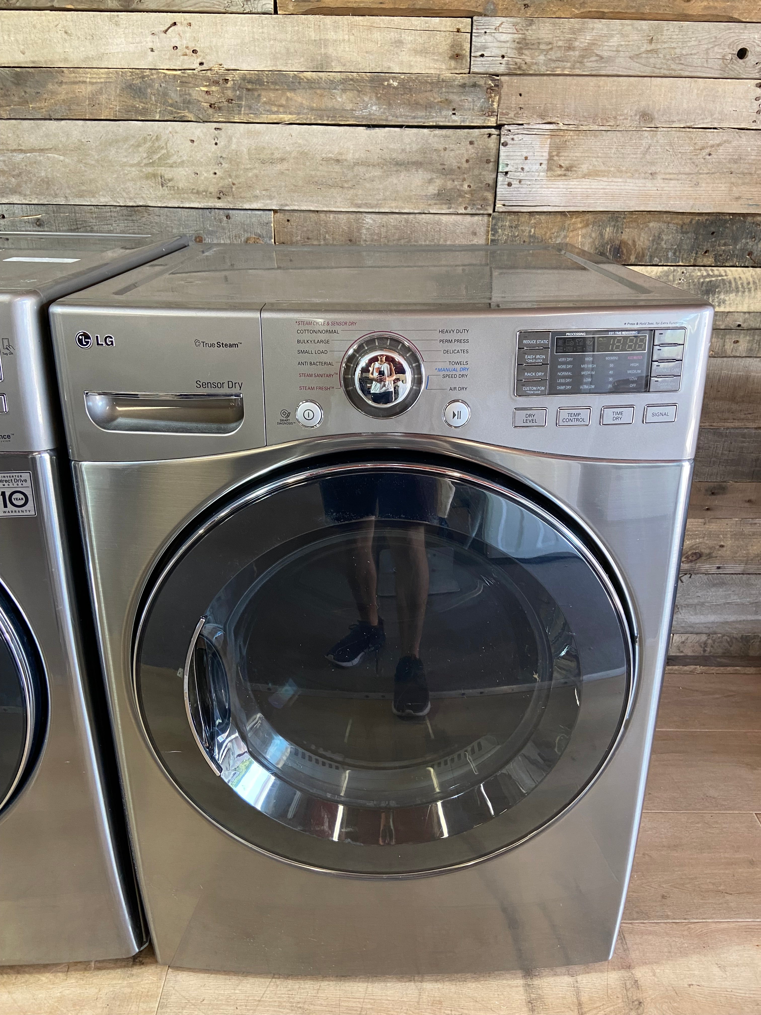 LG Front Load Direct Drive Stainless Washer & Dryer Set