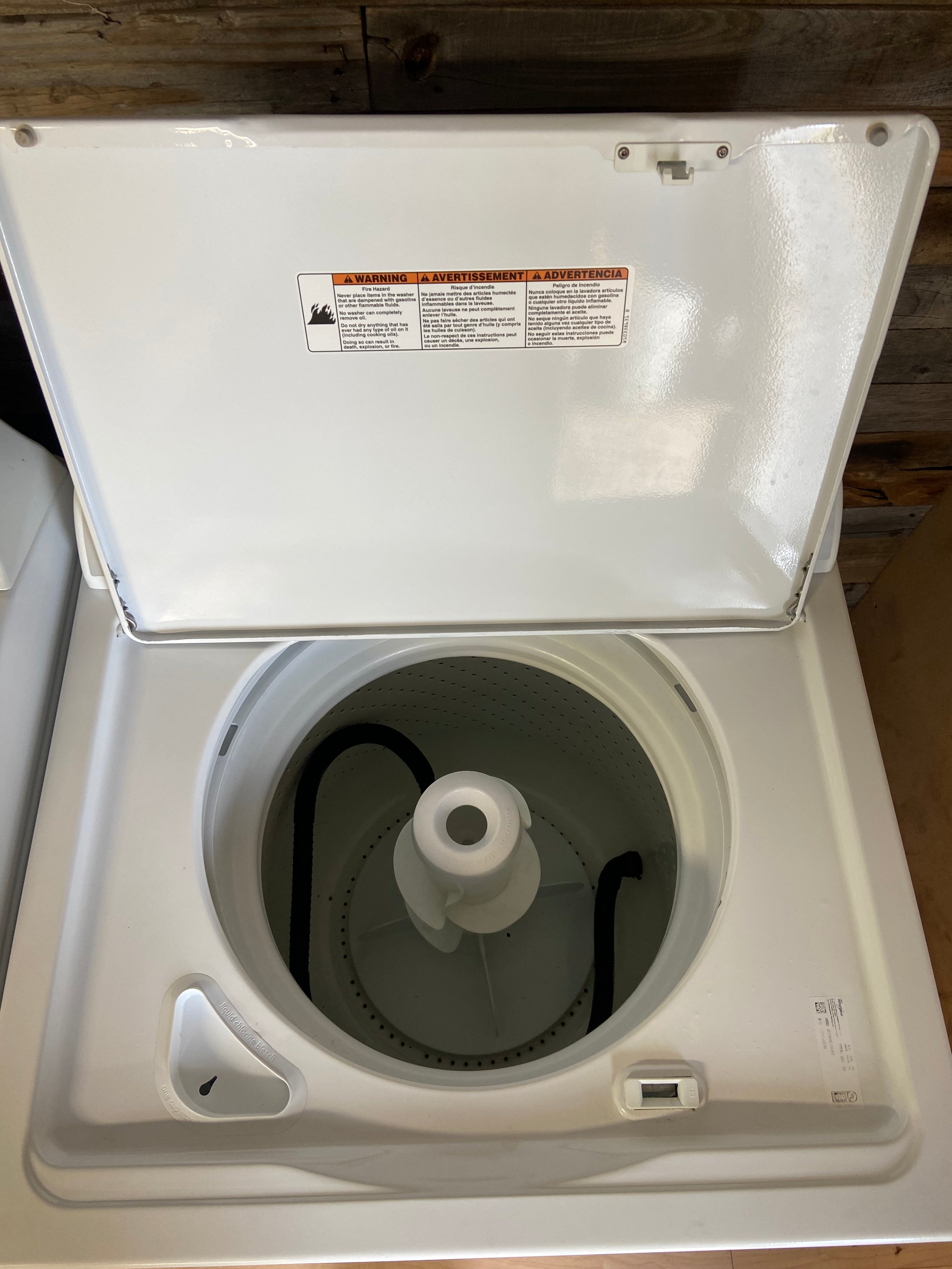 Whirlpool White Top Load Set