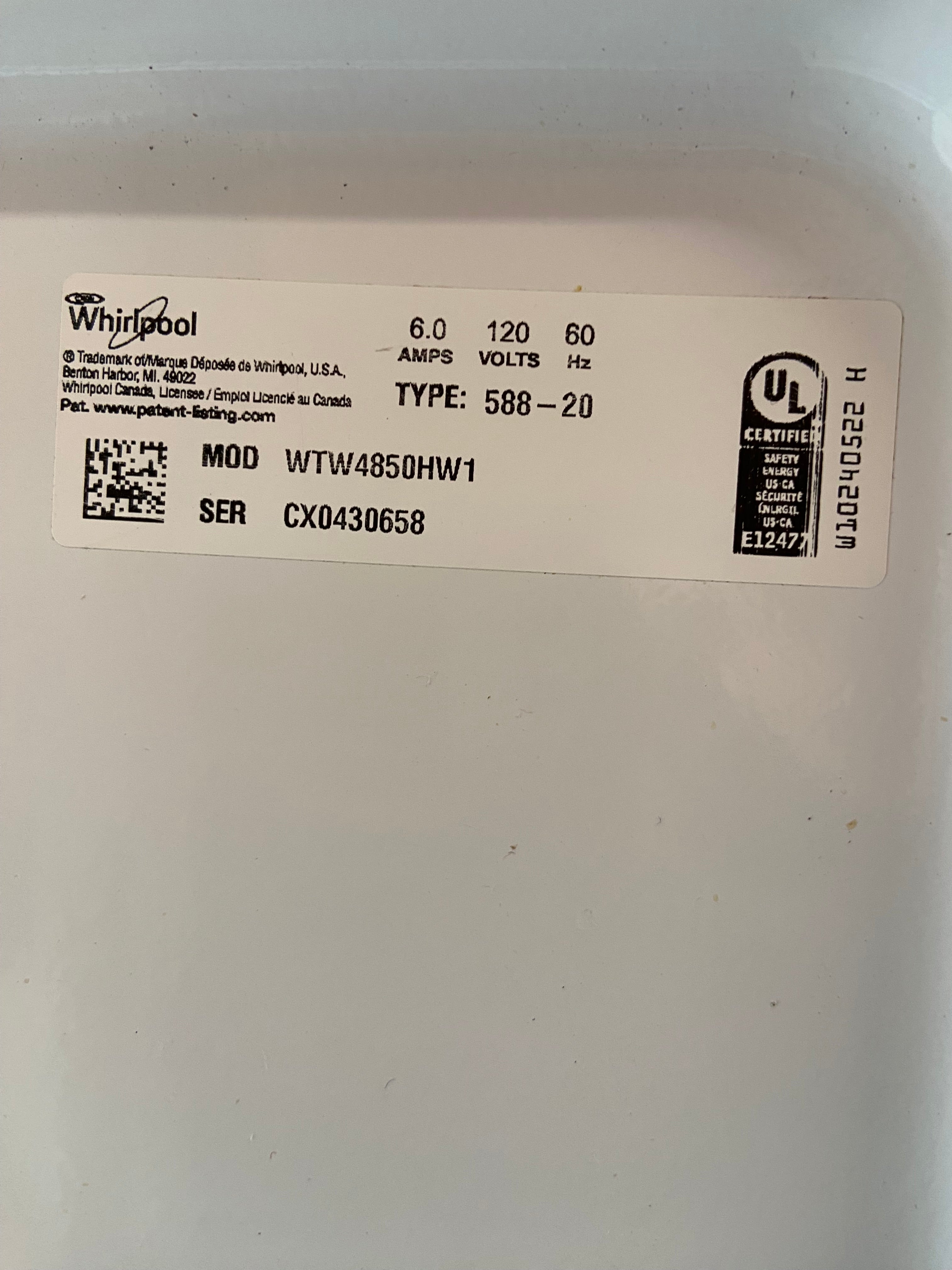 Whirlpool Top Load Stainless Steel Drum Washer Dryer Set