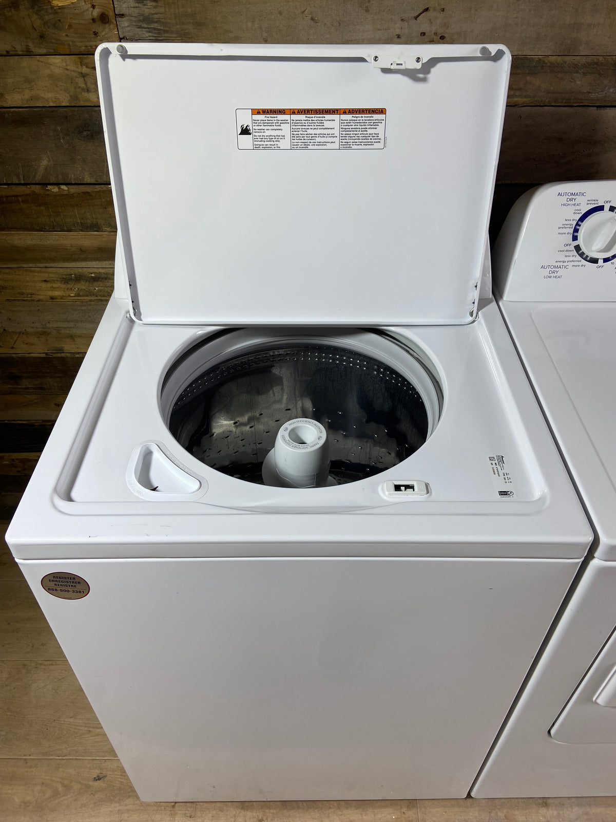 Amana Large Capacity Washer & Dryer Set