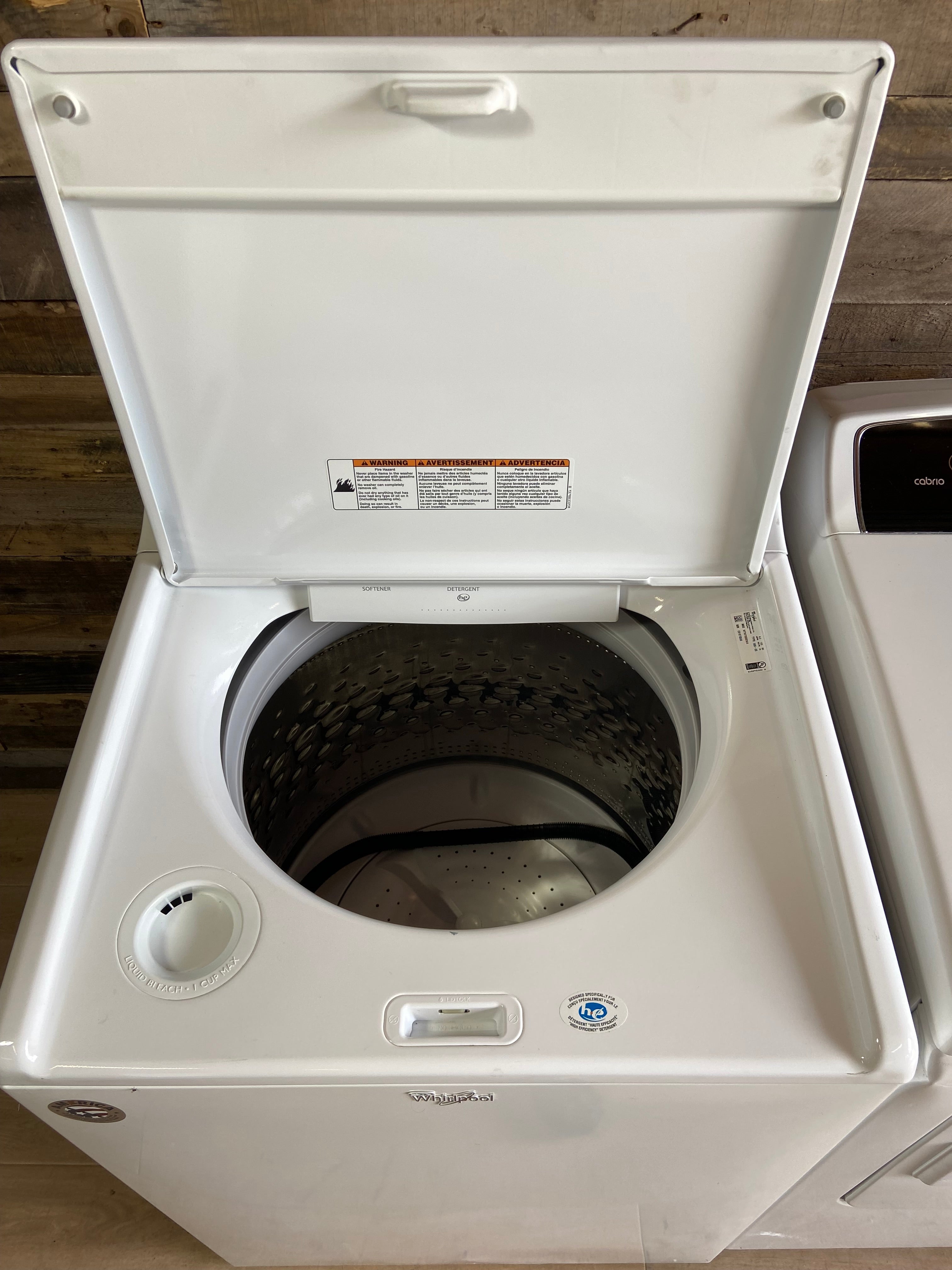 Whirlpool Cabrio Top Load Set