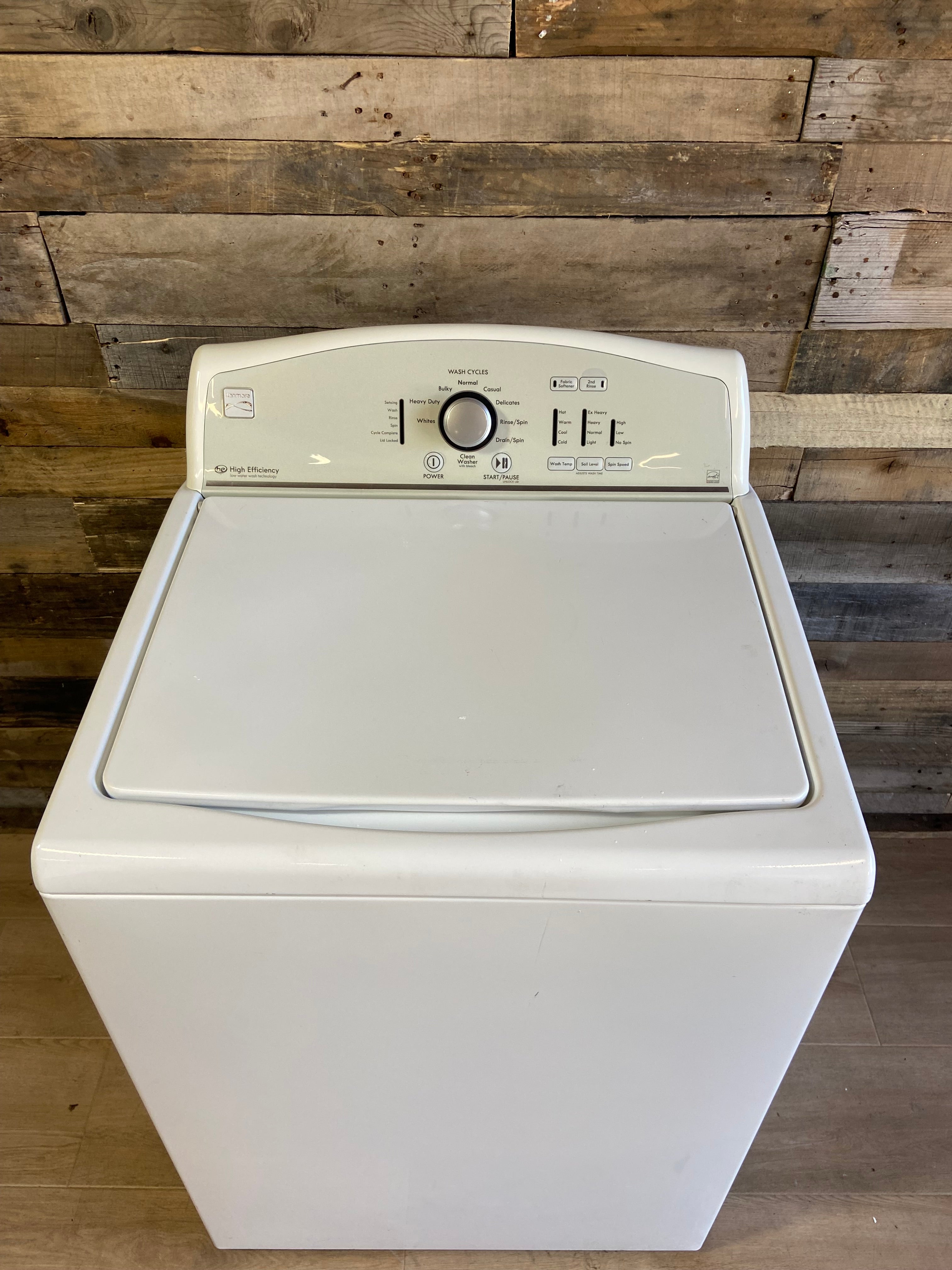 Kenmore Large Capacity Top Load Washer No Agitator