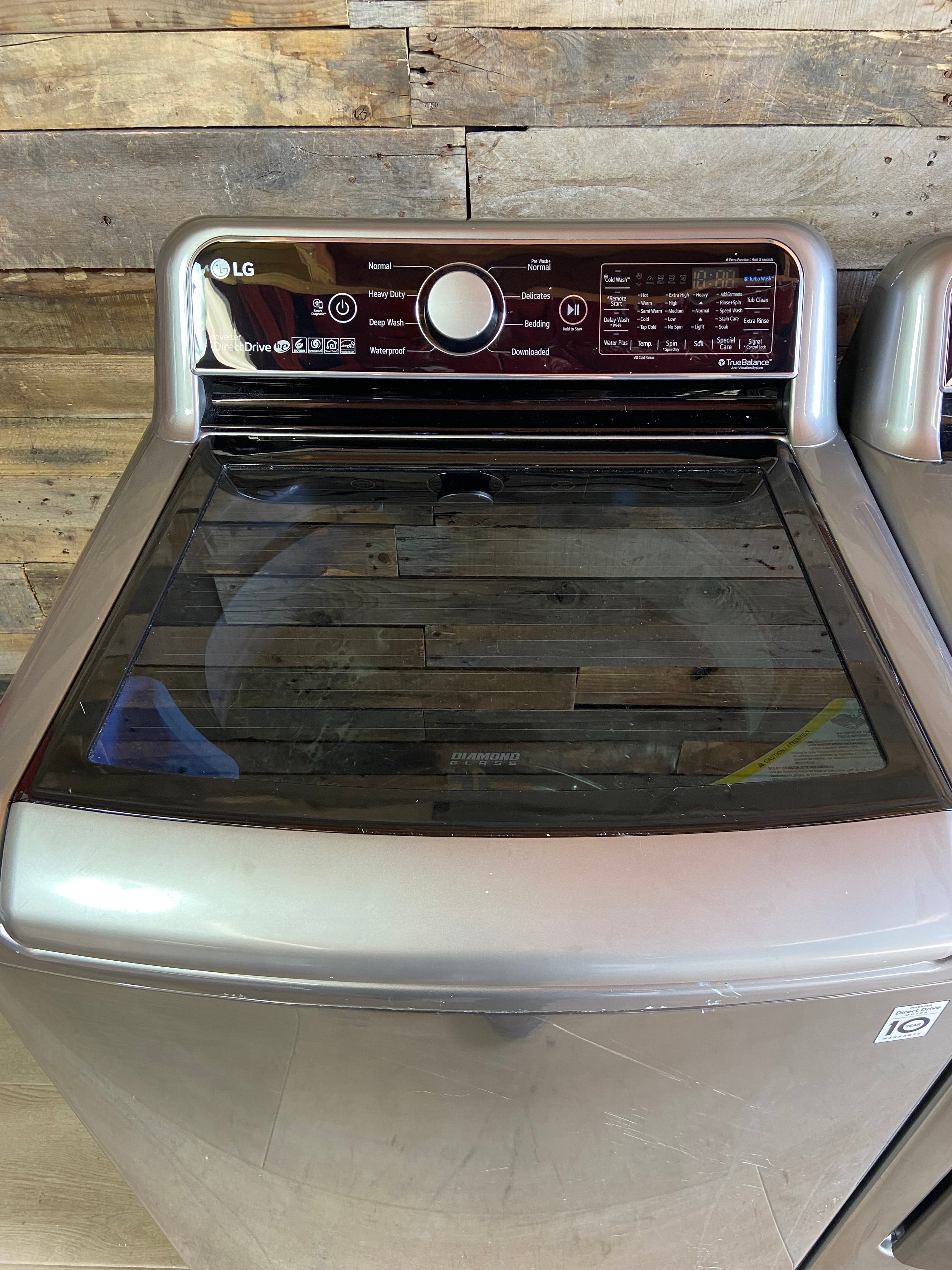 LG Grey Direct Drive Top Load Set