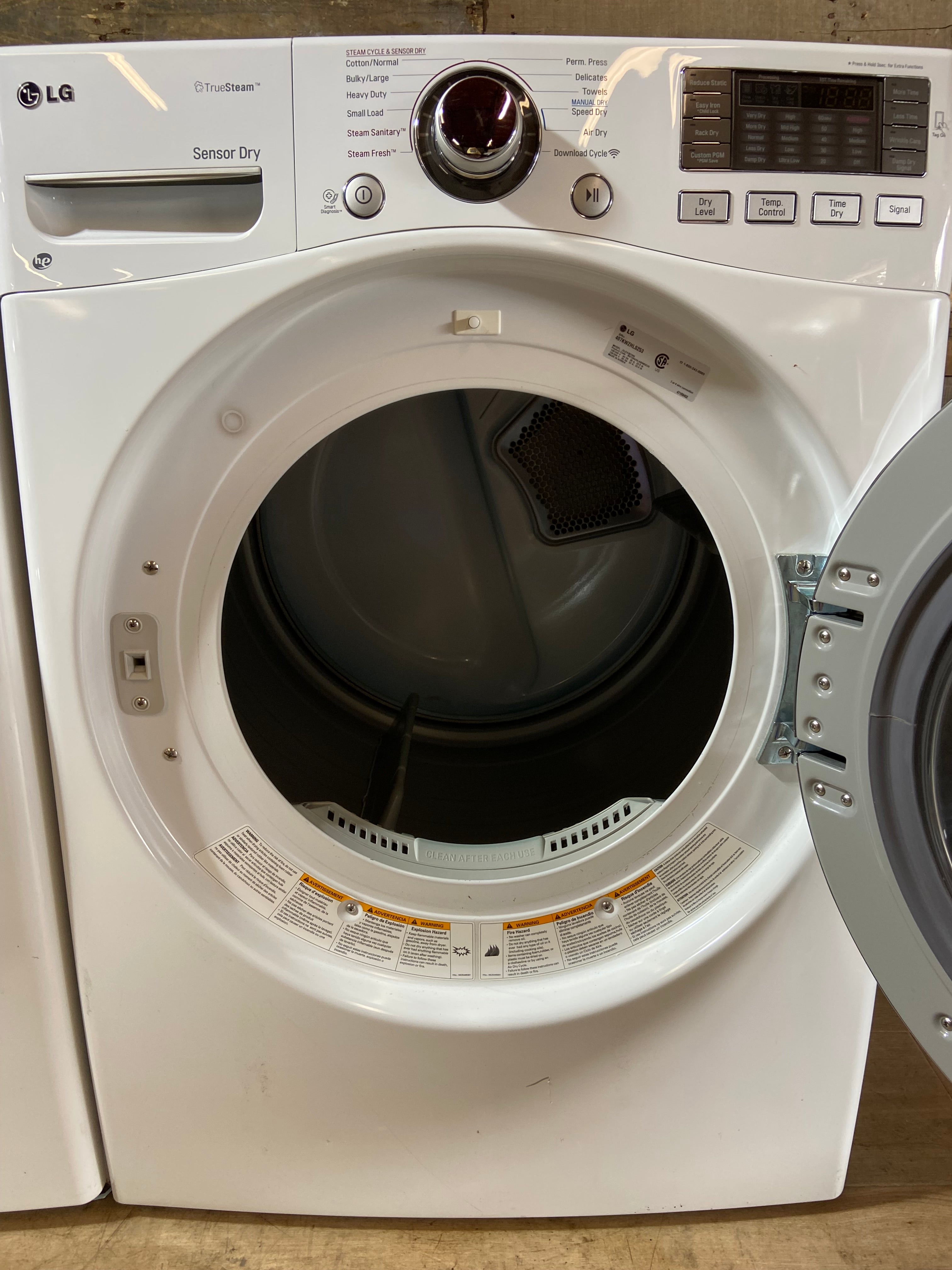 LG Front Load White Washer & Dryer Set