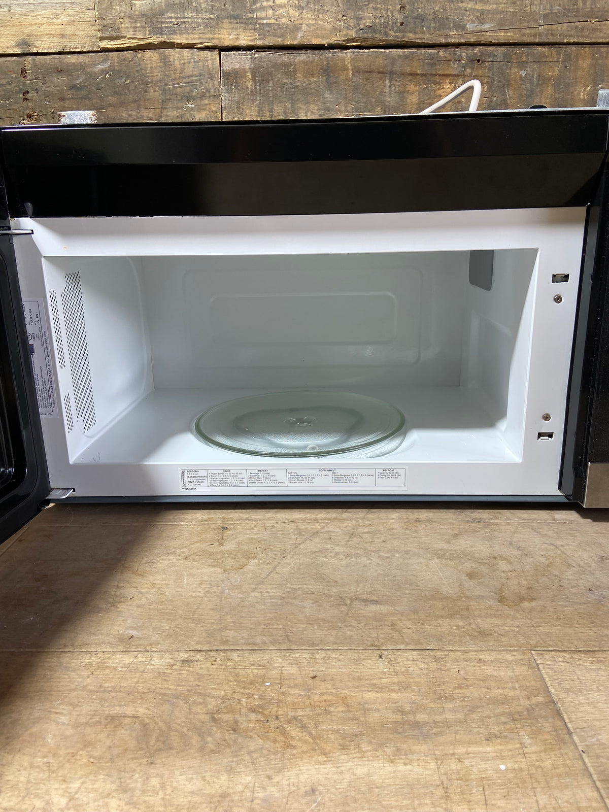Whirlpool Stainless Steel Over The Range Microwave