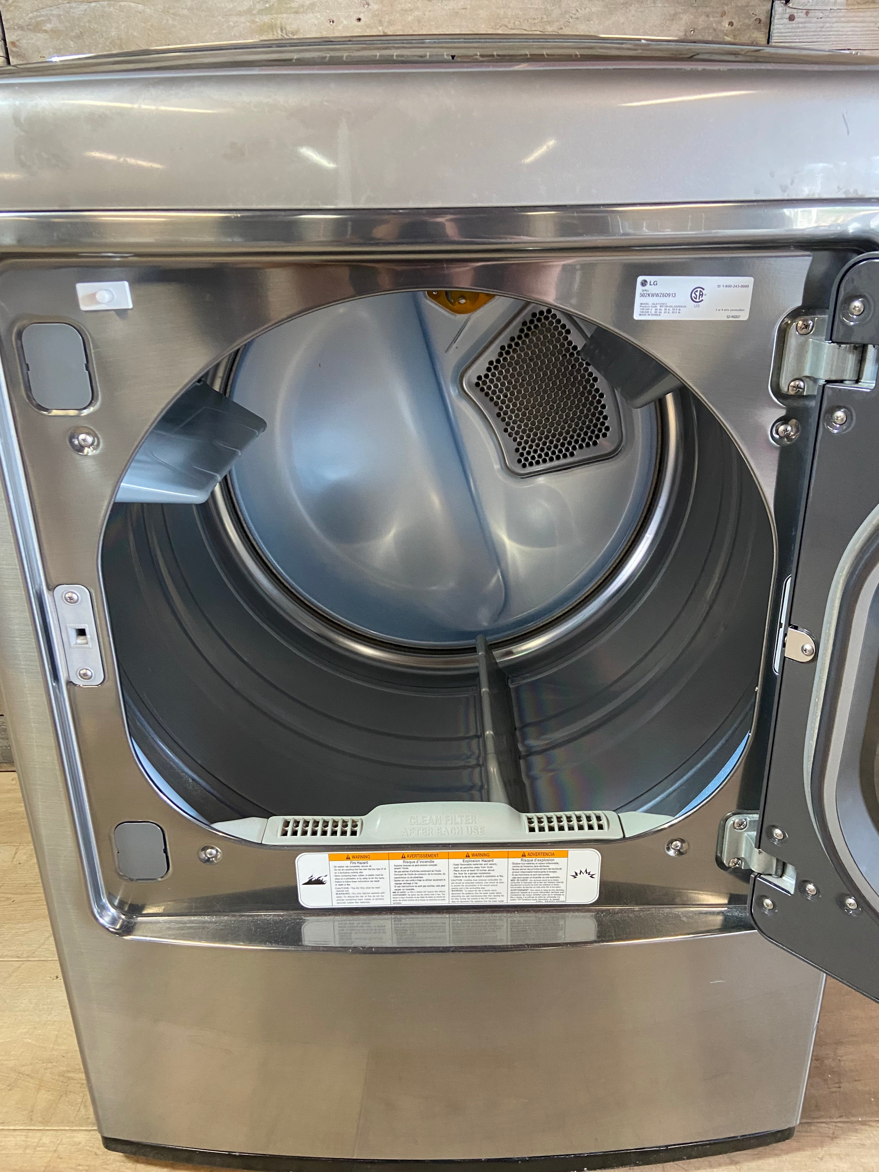 LG Stainless Hydroshield Dryer