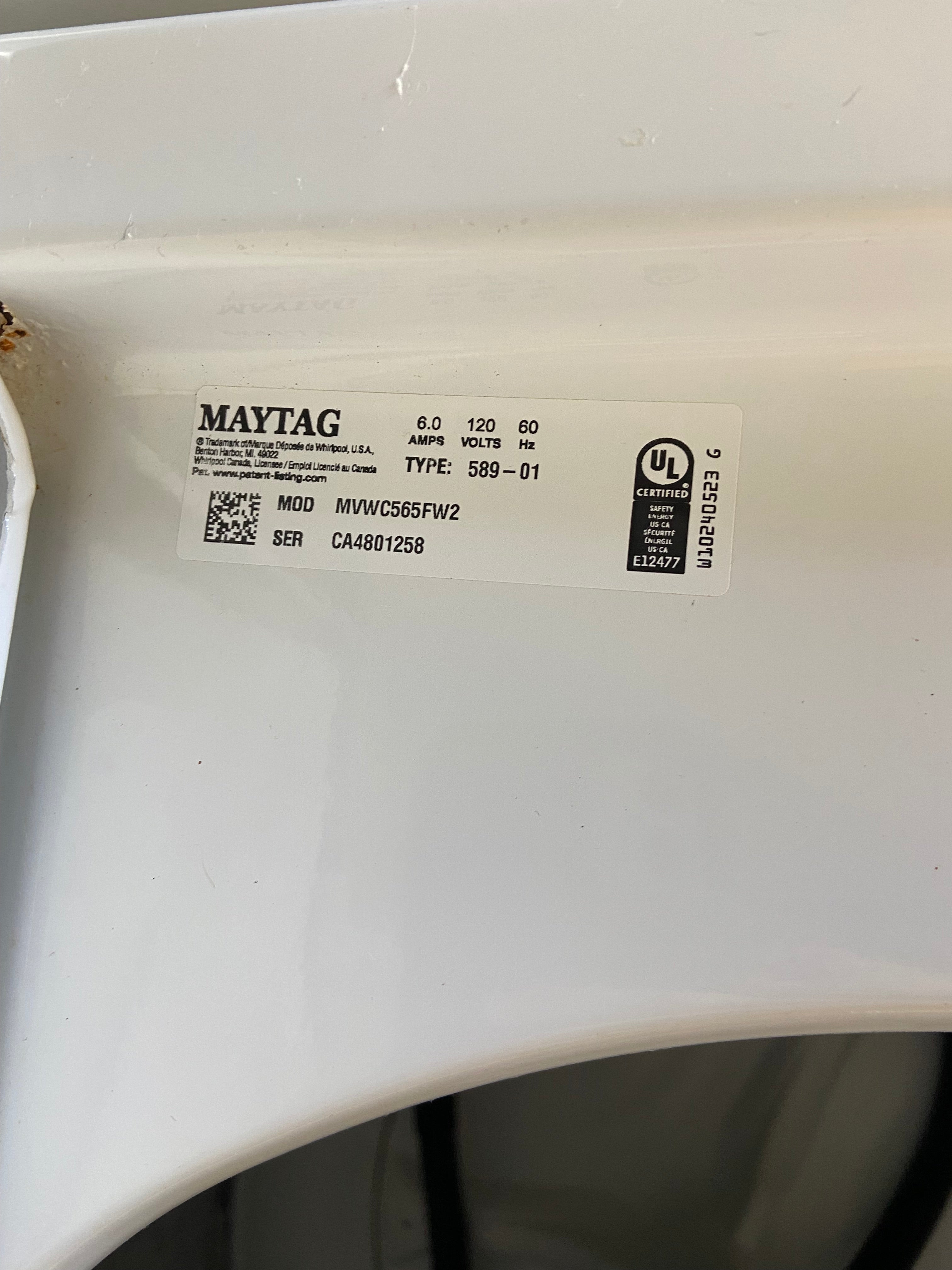 Maytag Top Load Set