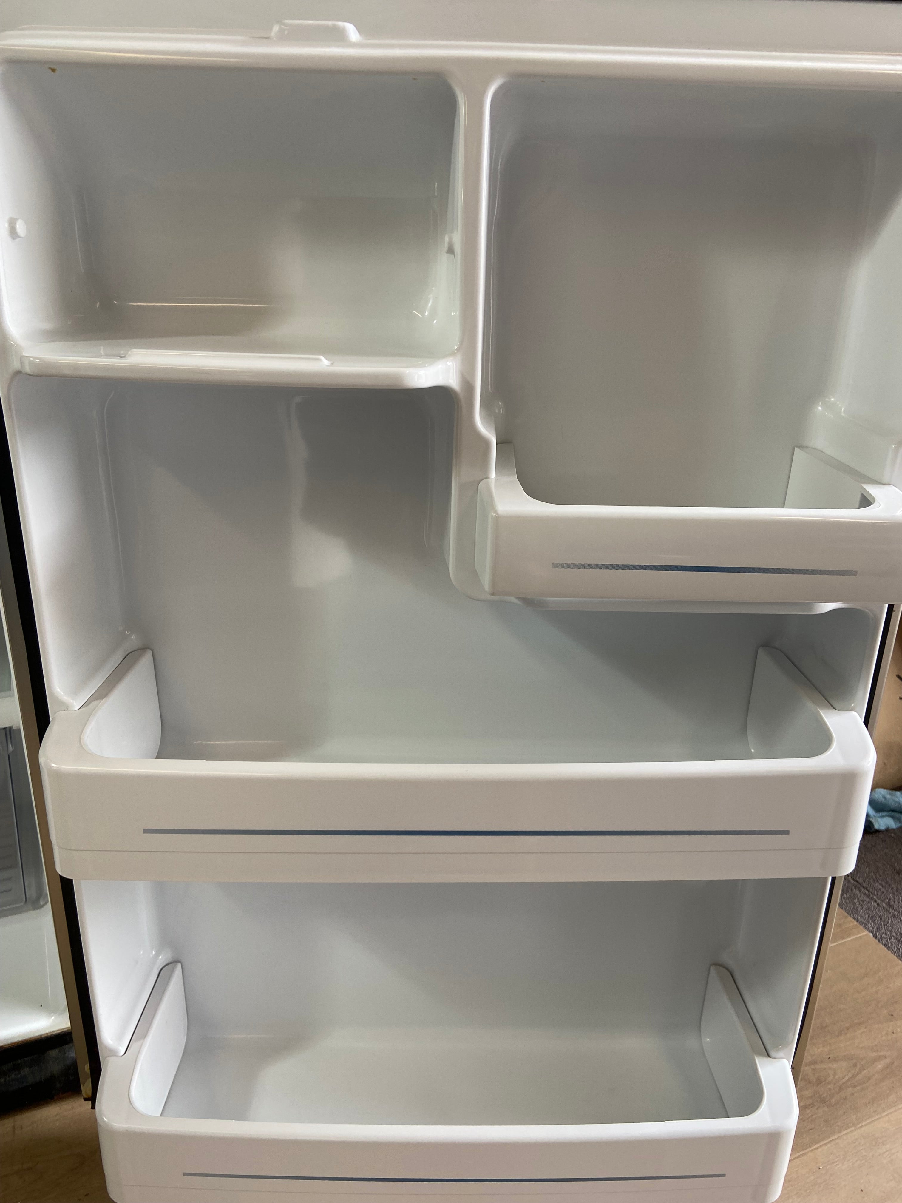 GE Stainless Top Bottom Refrigerator