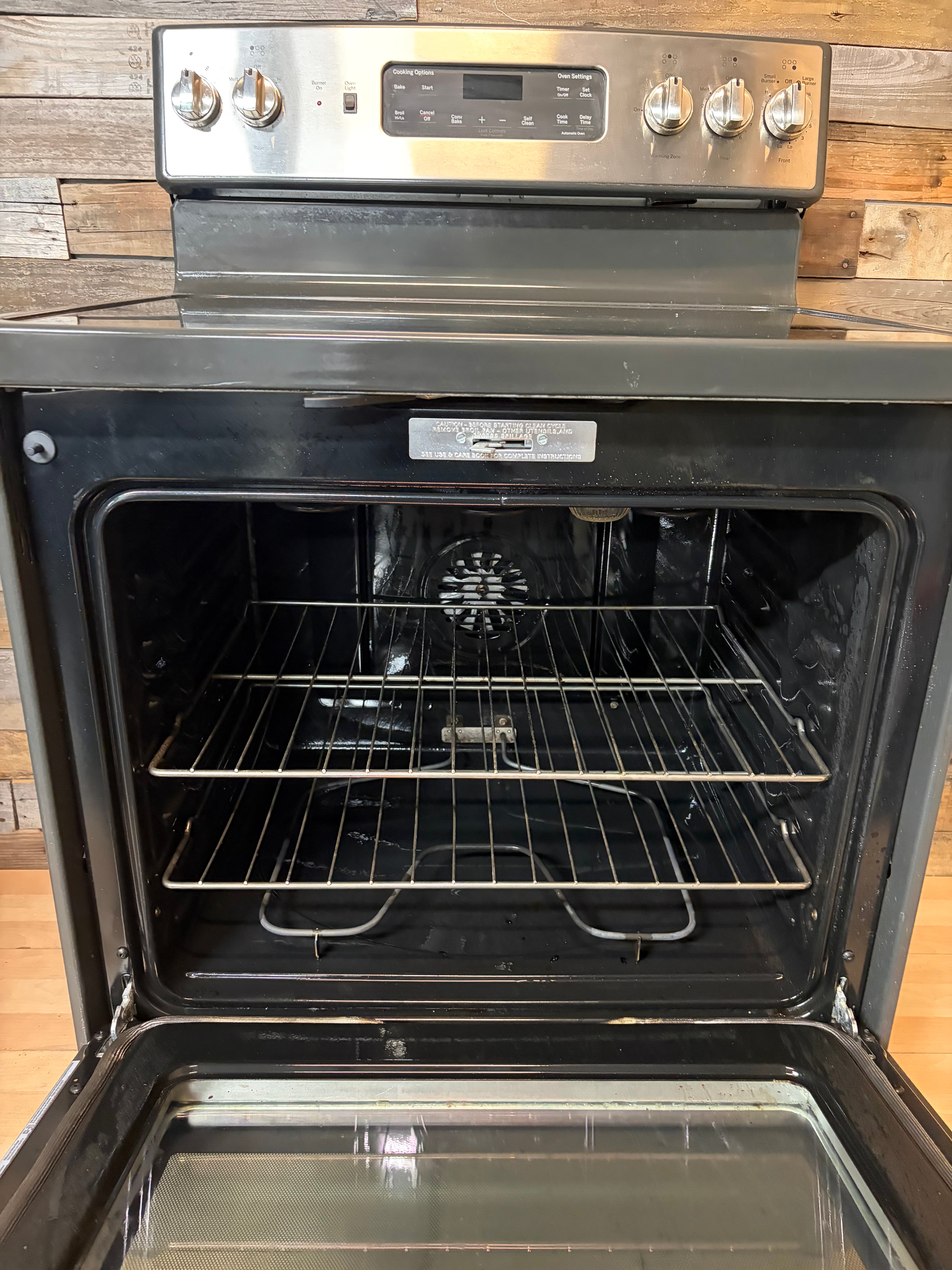 GE Stainless 5 Burner Glass Top Range