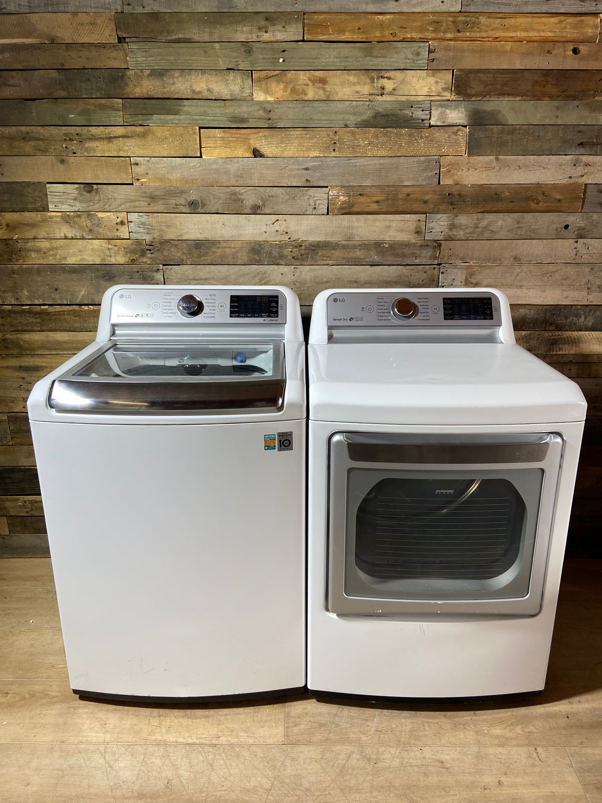 LG Top Load Direct Drive Washer & Dryer Set