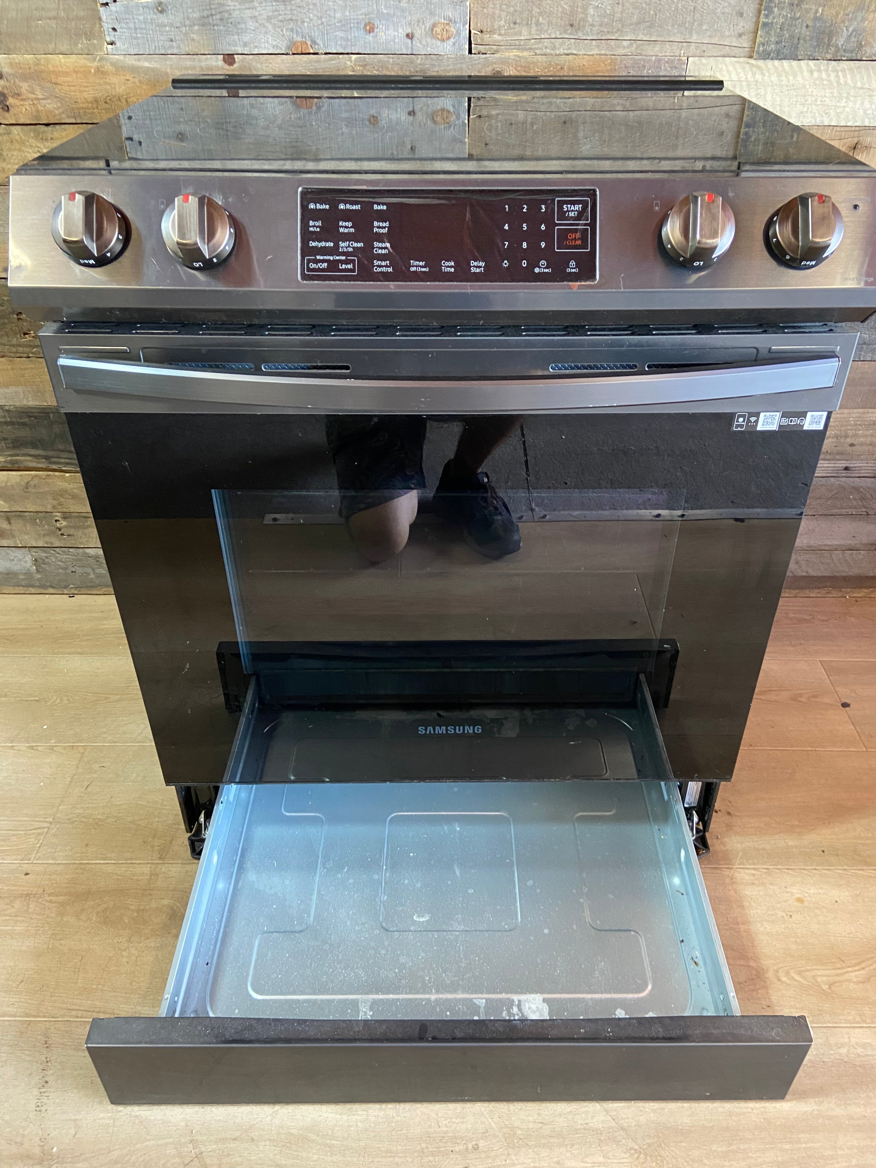 Samsung Black Stainless Slide-In Range