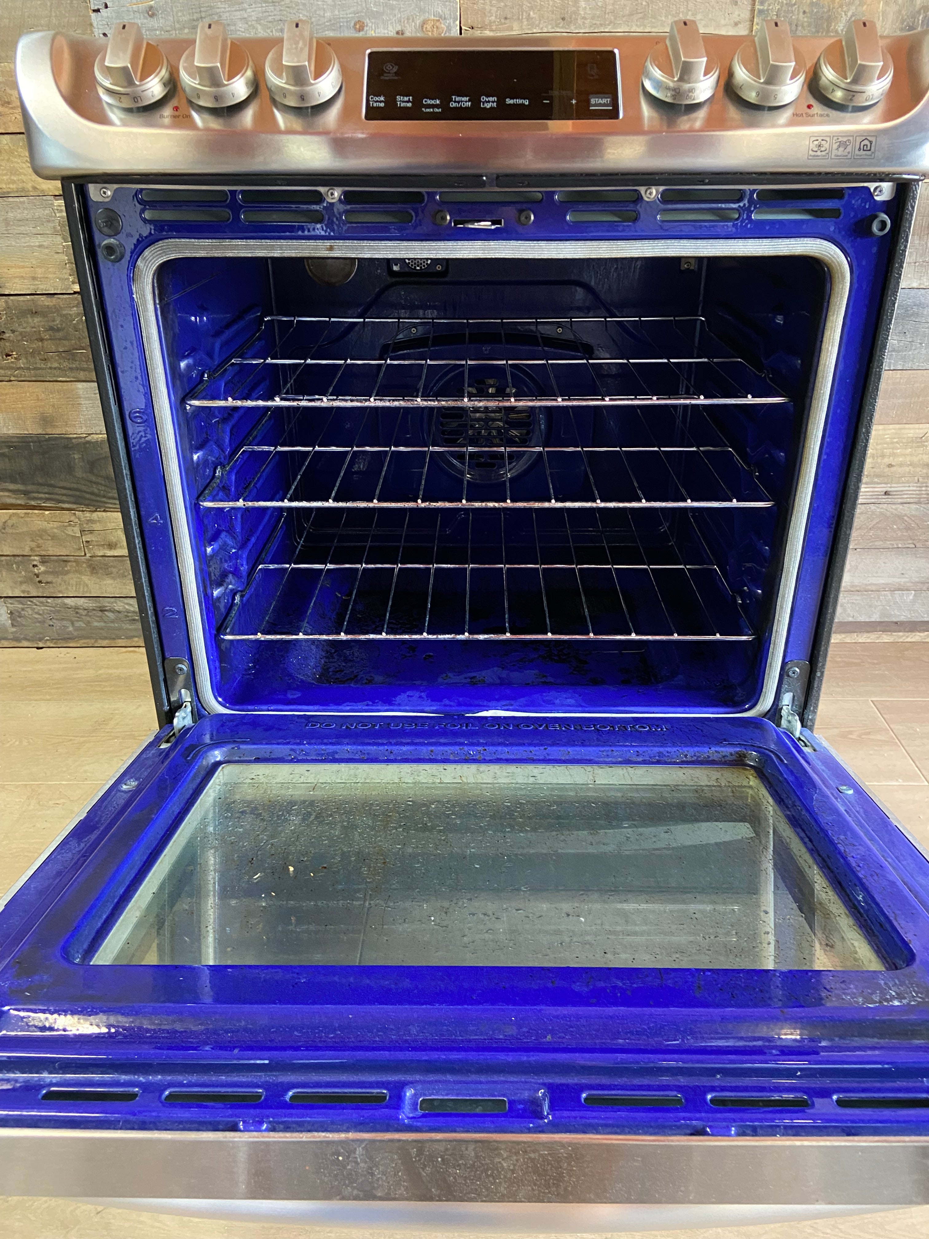 LG Stainless Steel Slide In Convection Oven Range
