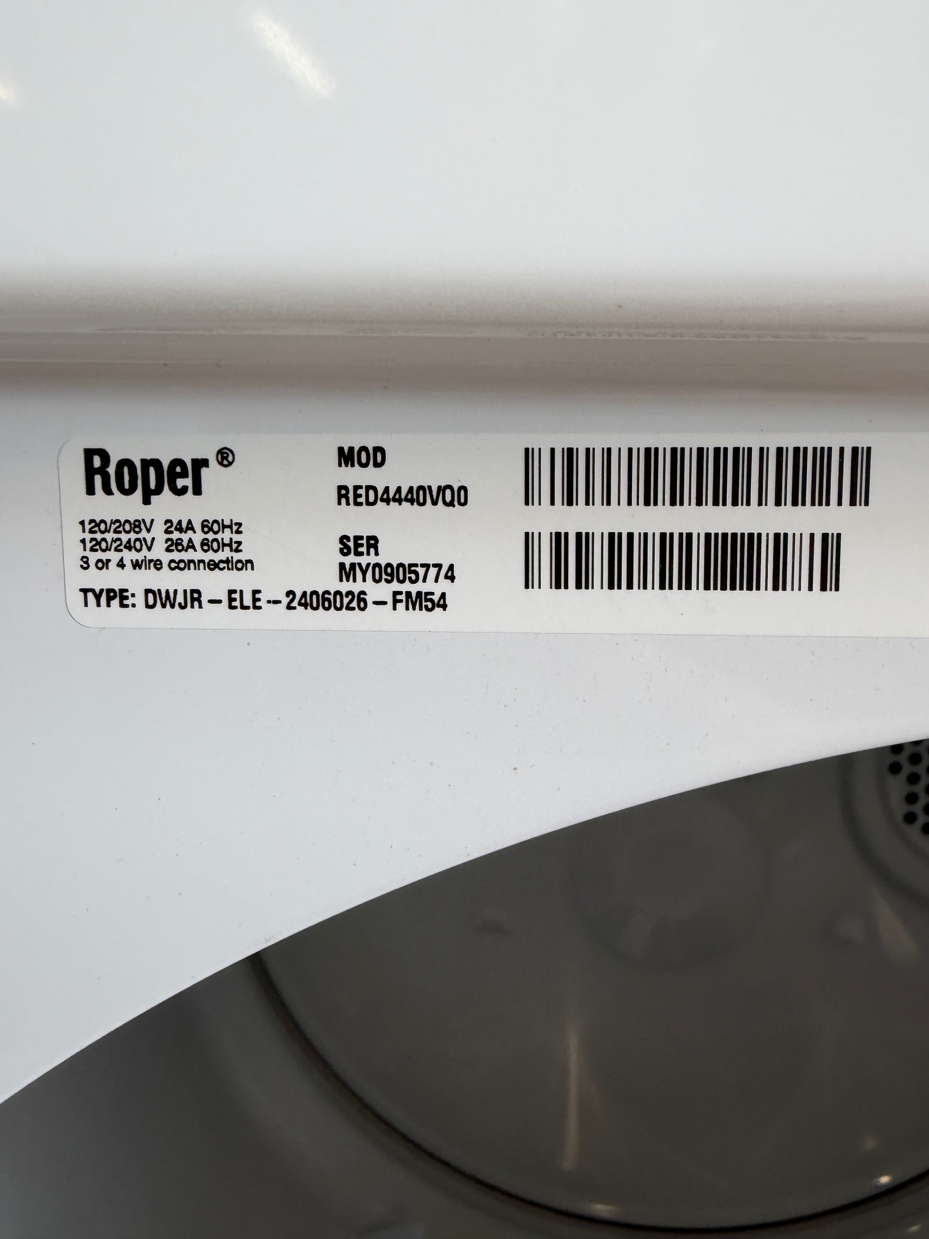 Roper Agitator Top Load Set