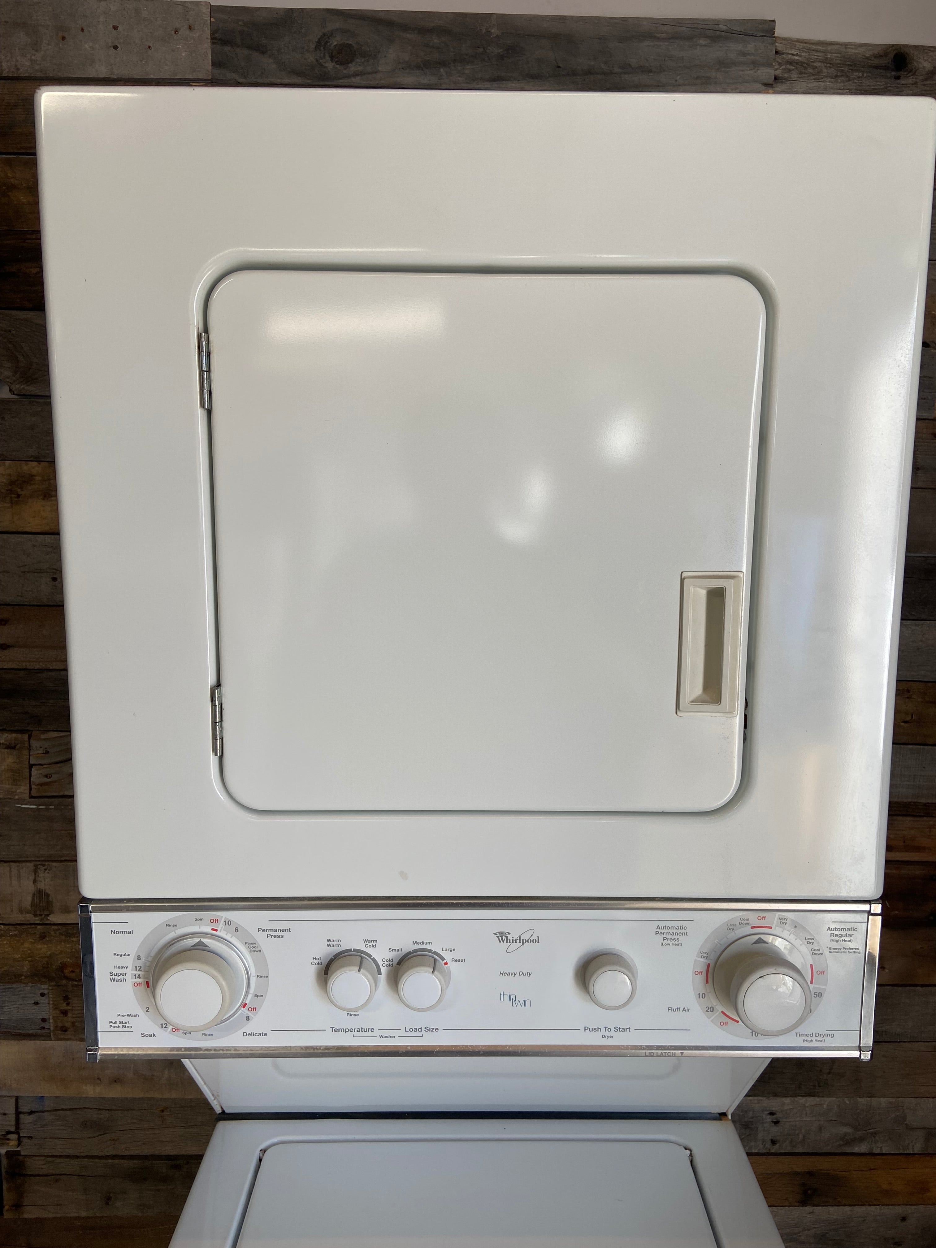 Whirlpool 24” 240v Thin Twin Stackable
