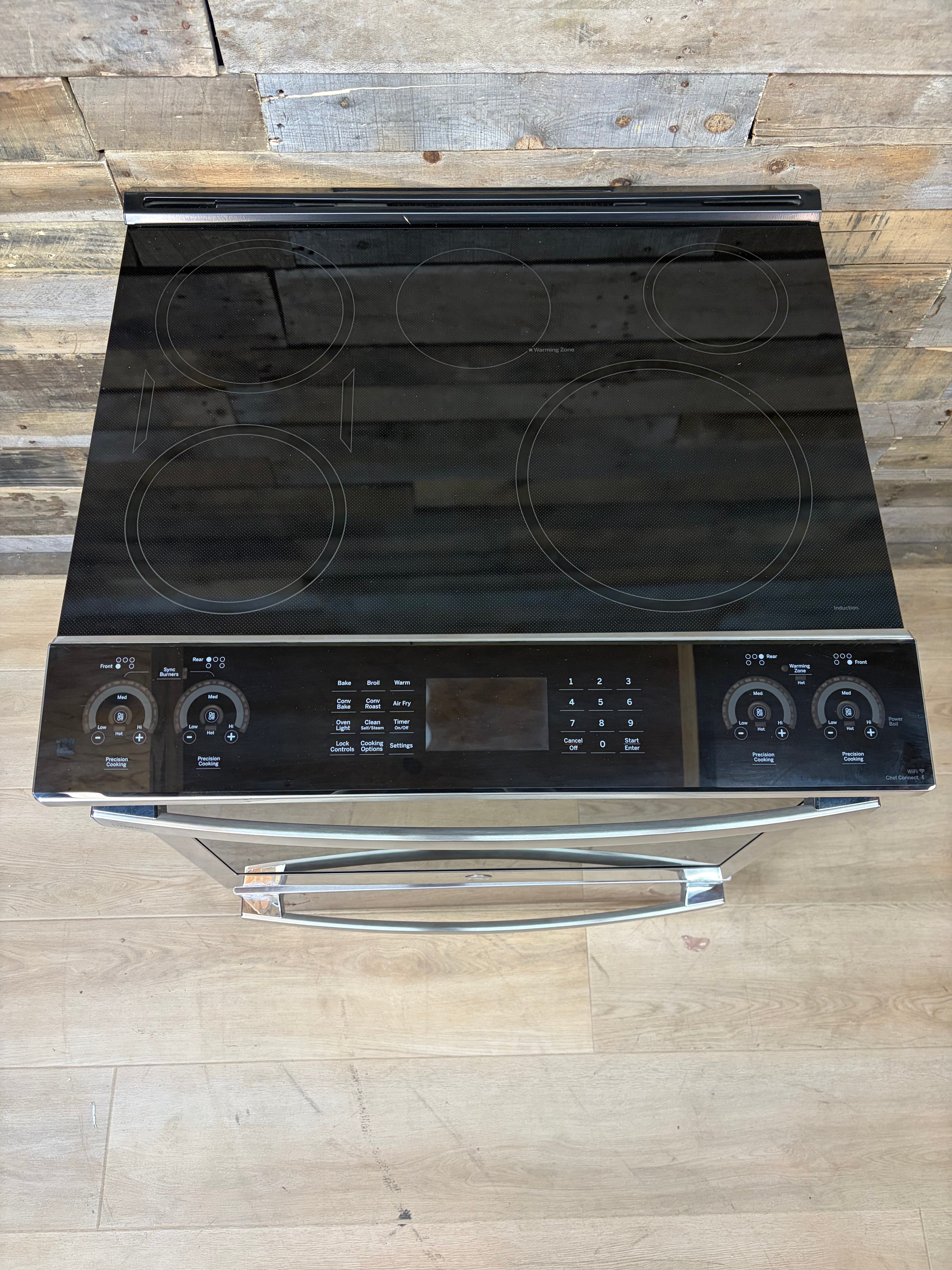 GE Profile™ 30" Fingerprint Resistant Stainless Steel Slide In Induction Range