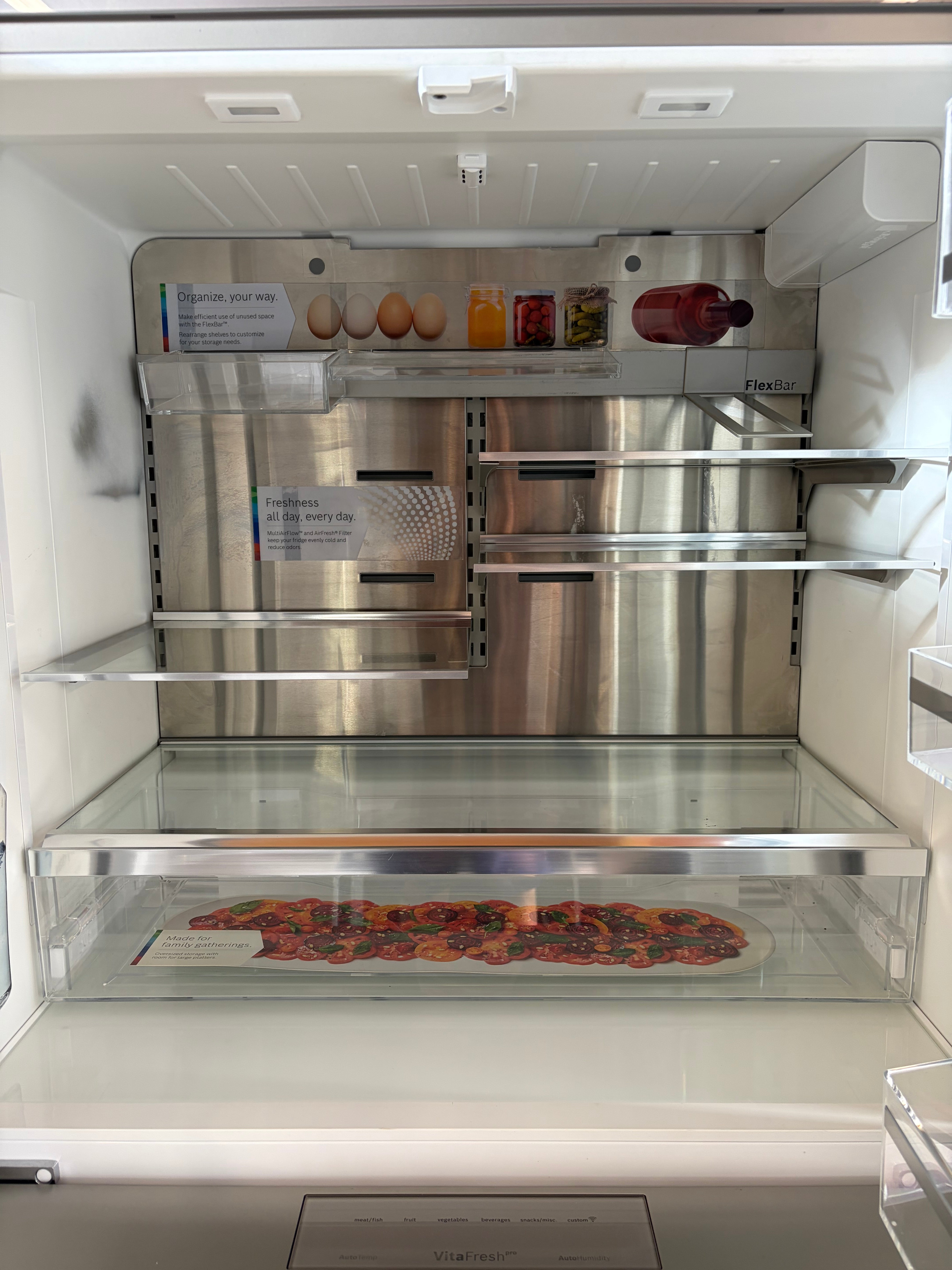 Bosch® 800 Series 36" 20.5 Cu. Ft. Stainless Steel Counter Depth French Door Refrigerator