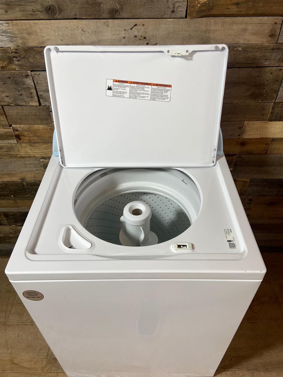 Whirlpool Top Load Grey Panel Washer